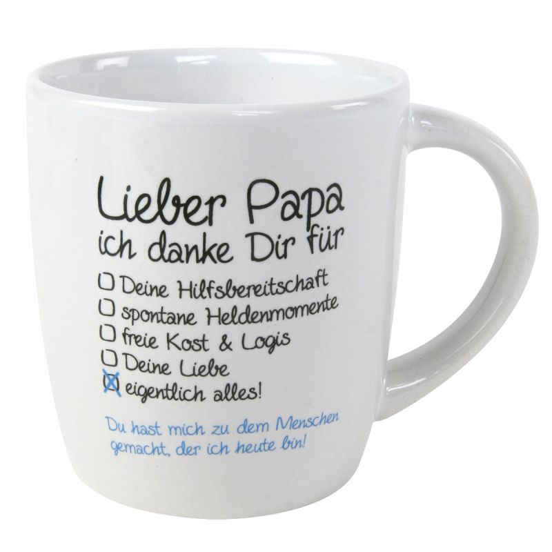 Picsonpaper Tasse Mit Spruch Scheiss Auf Vatertag Ich