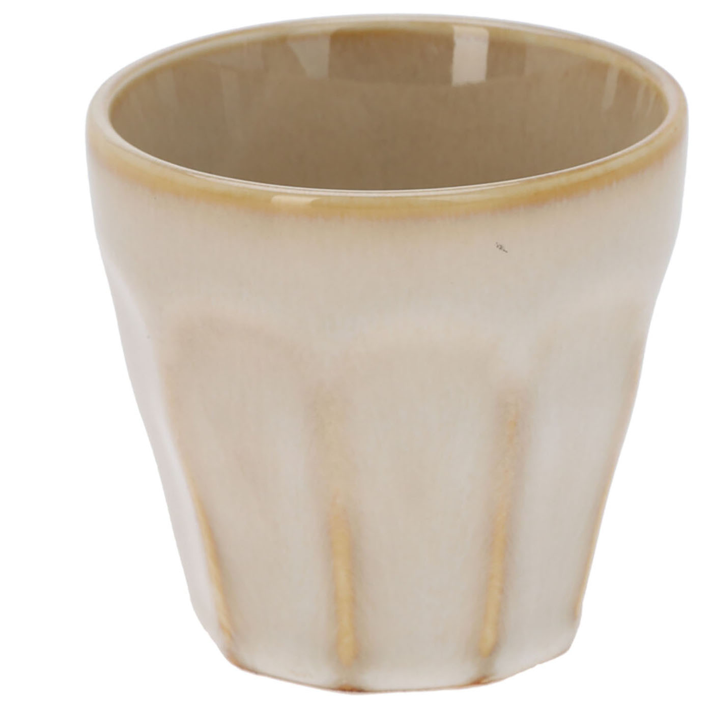 4-tlg. Set Becher aus Porzellan - Espressotassen - 90 ml
