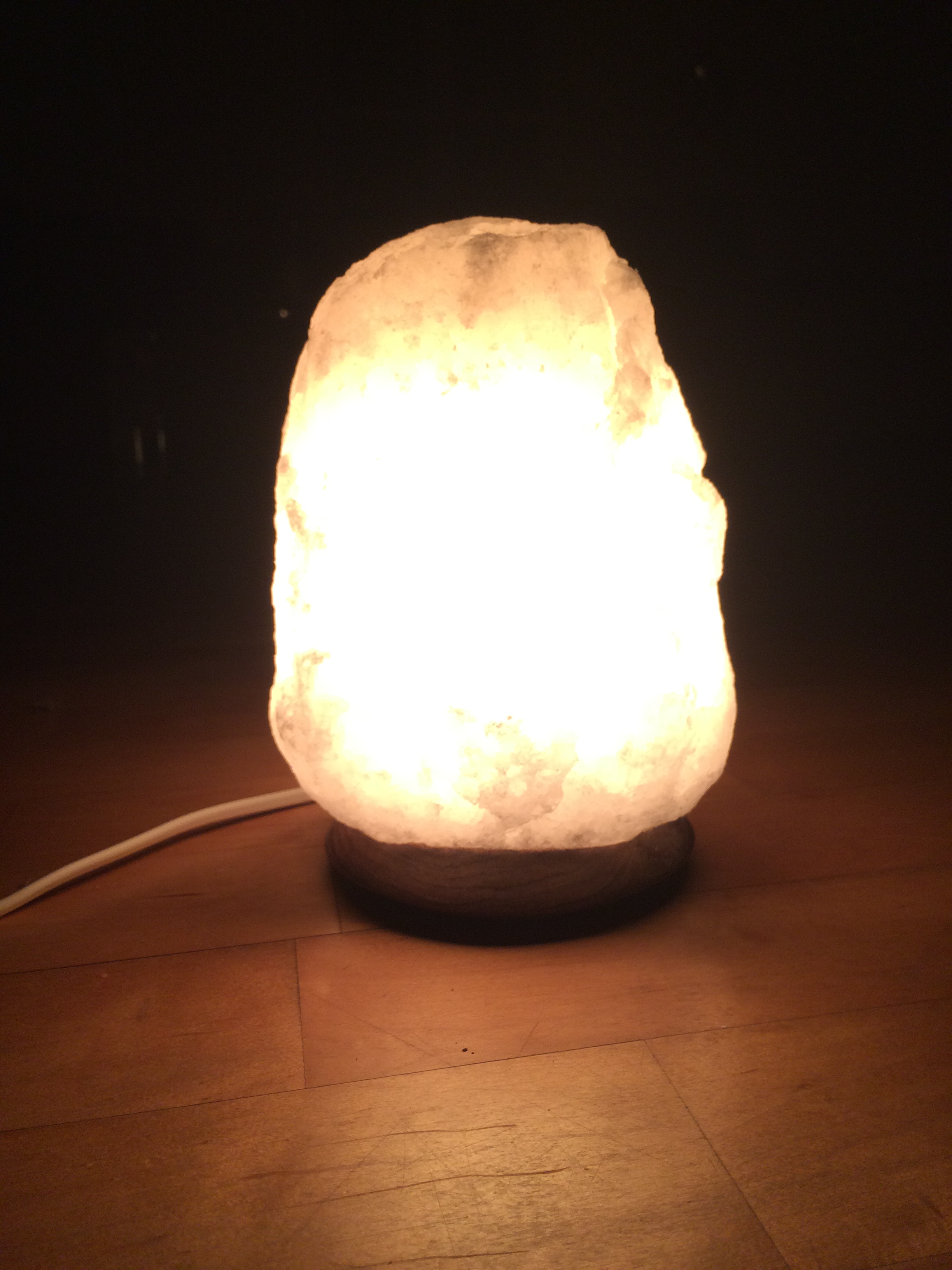 Himalaya Salzlampe aus Salzkristall ink. Leuchtmittel