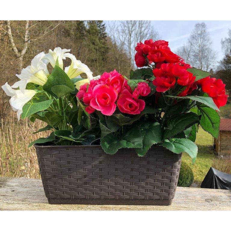Balkonkasten - Blumenkasten aus Kunststoff - Ratolla P