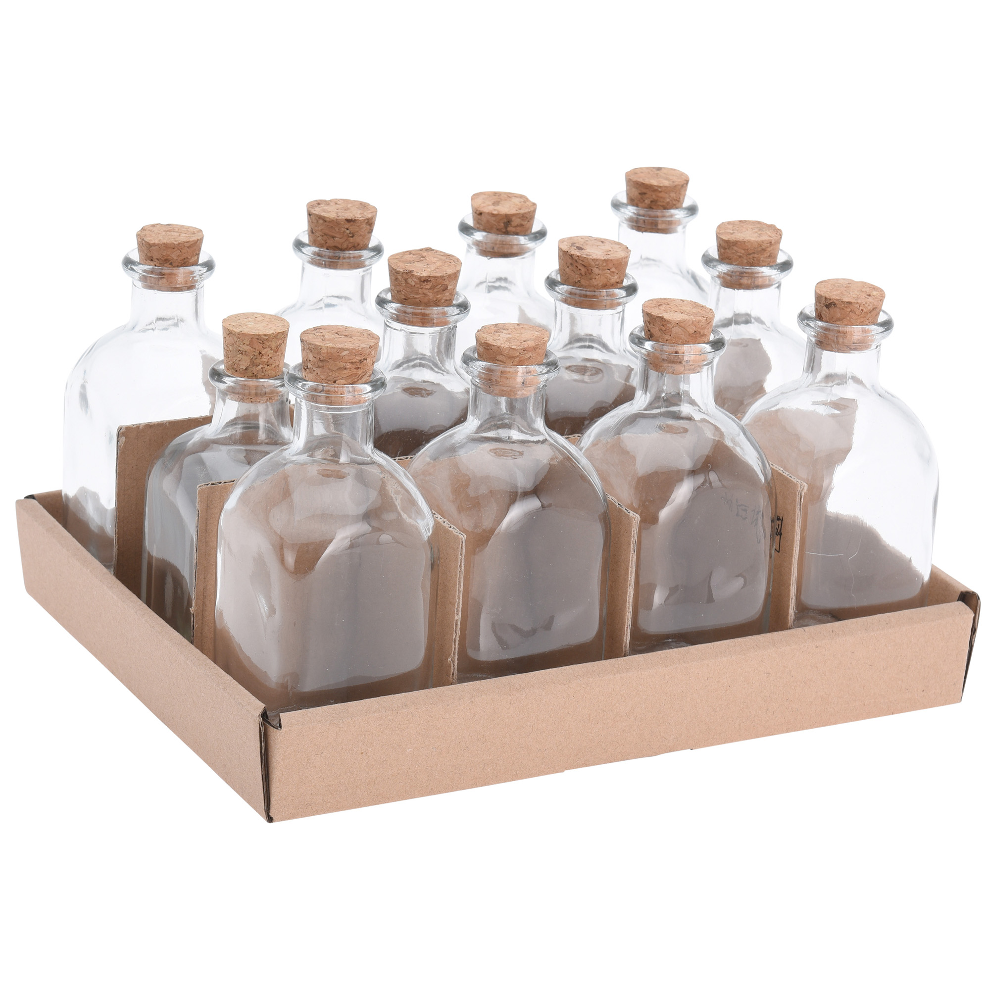Glasflaschen mit Korken sehr variabel einsetzbar