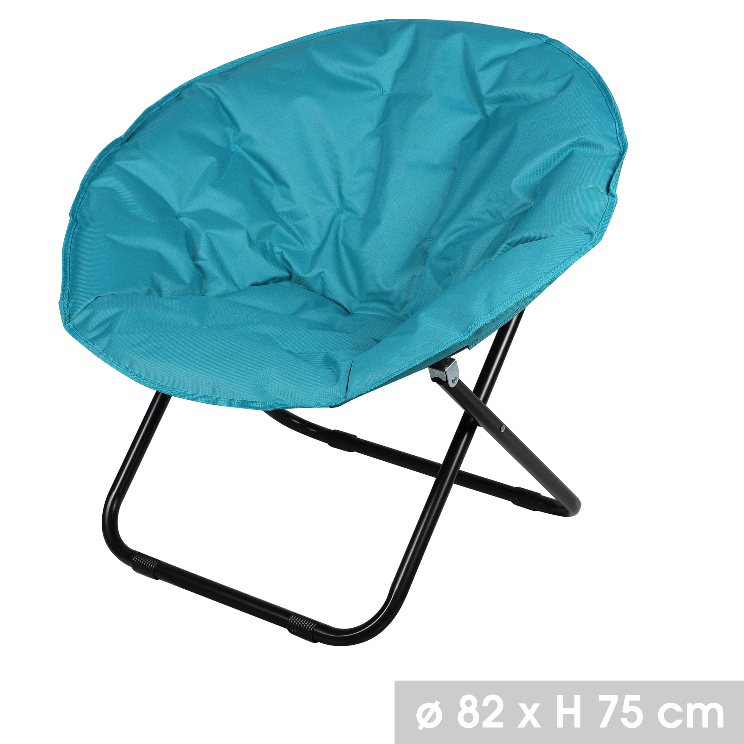Relax-Sessel "Atlantis" 82 x 75 cm - Balkonsessel - Gartensessel zusammenklappbar