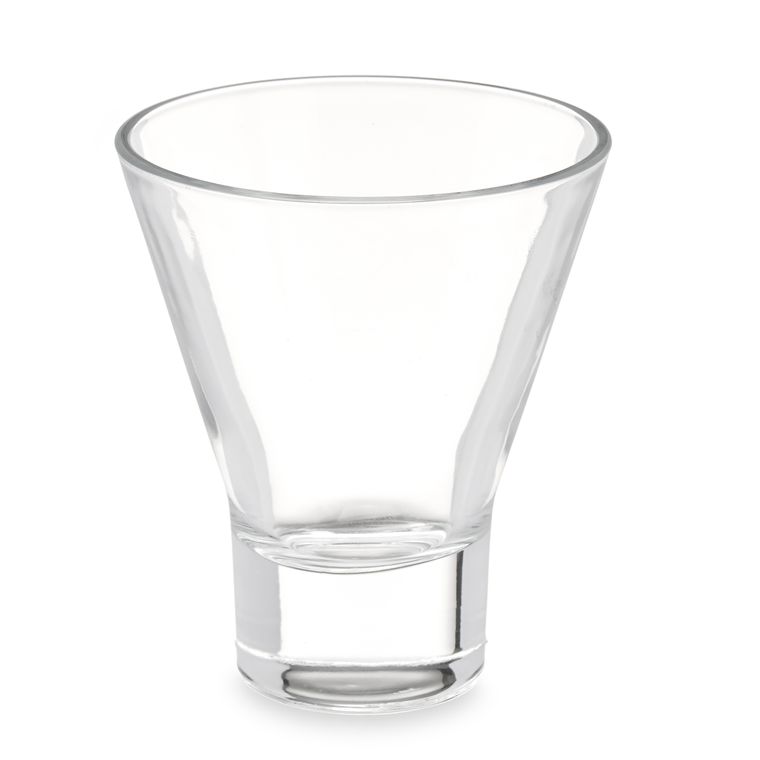 6 x Eisbecher - Dessertgläser "Clara" in konischer Form - 200 ml - mit schwerem Glasboden