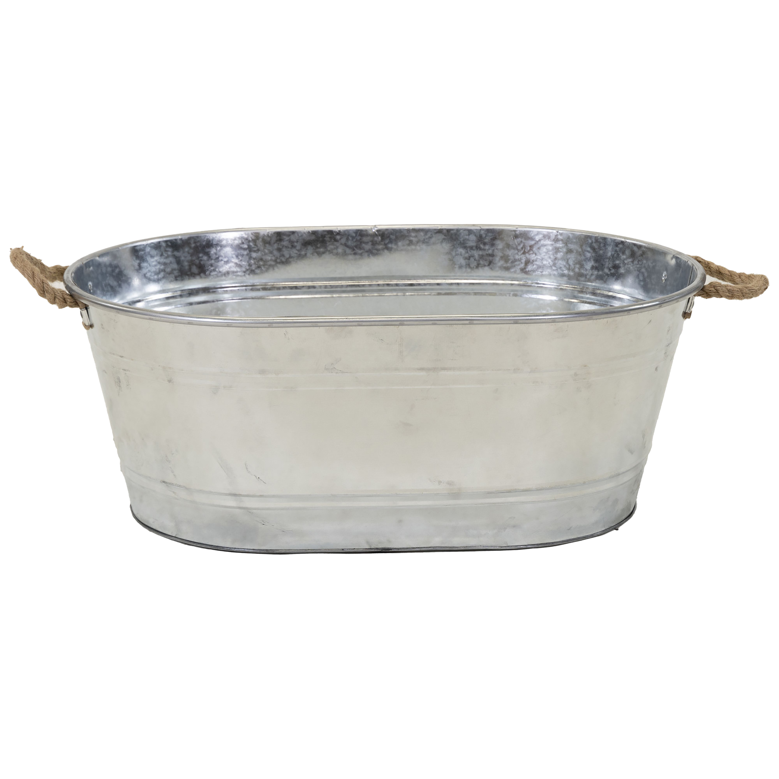 Metallwanne verzinkt mit Griffen L ca. 42 cm