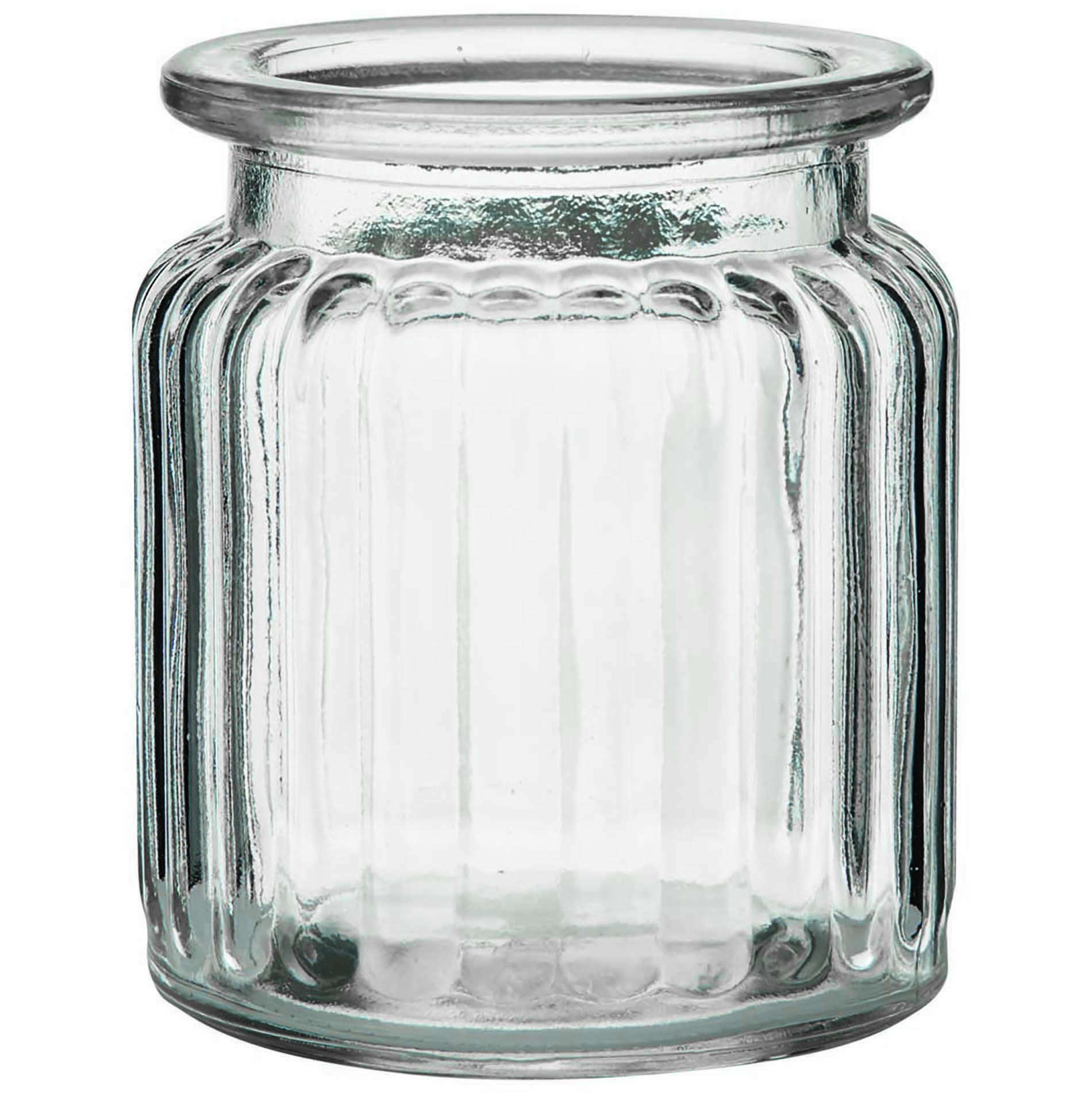 Vorratsgläser mit Deckel aus Glas H 12 cm - 2 Modelle sortiert