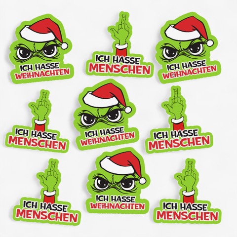 Frecher Ansteckbutton "Festtags-Muffel" mit LED-Licht – das humorvolle Highlight für jede Feier