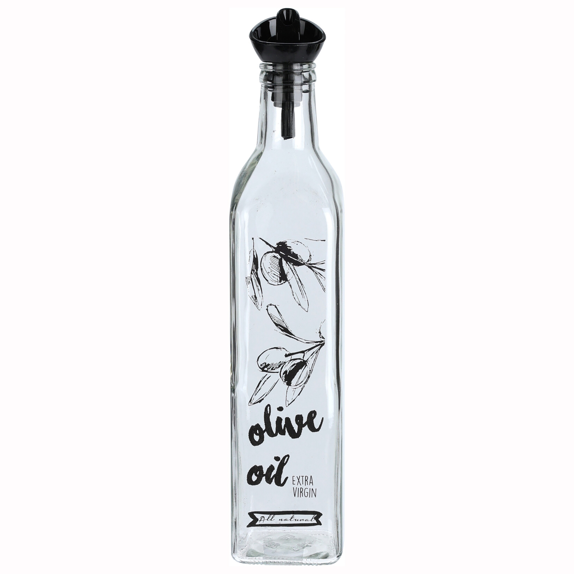 Set aus Essig- und Ölflasche, 500 ml mit Ausgießer - 2 Farben H 28,5 cm
