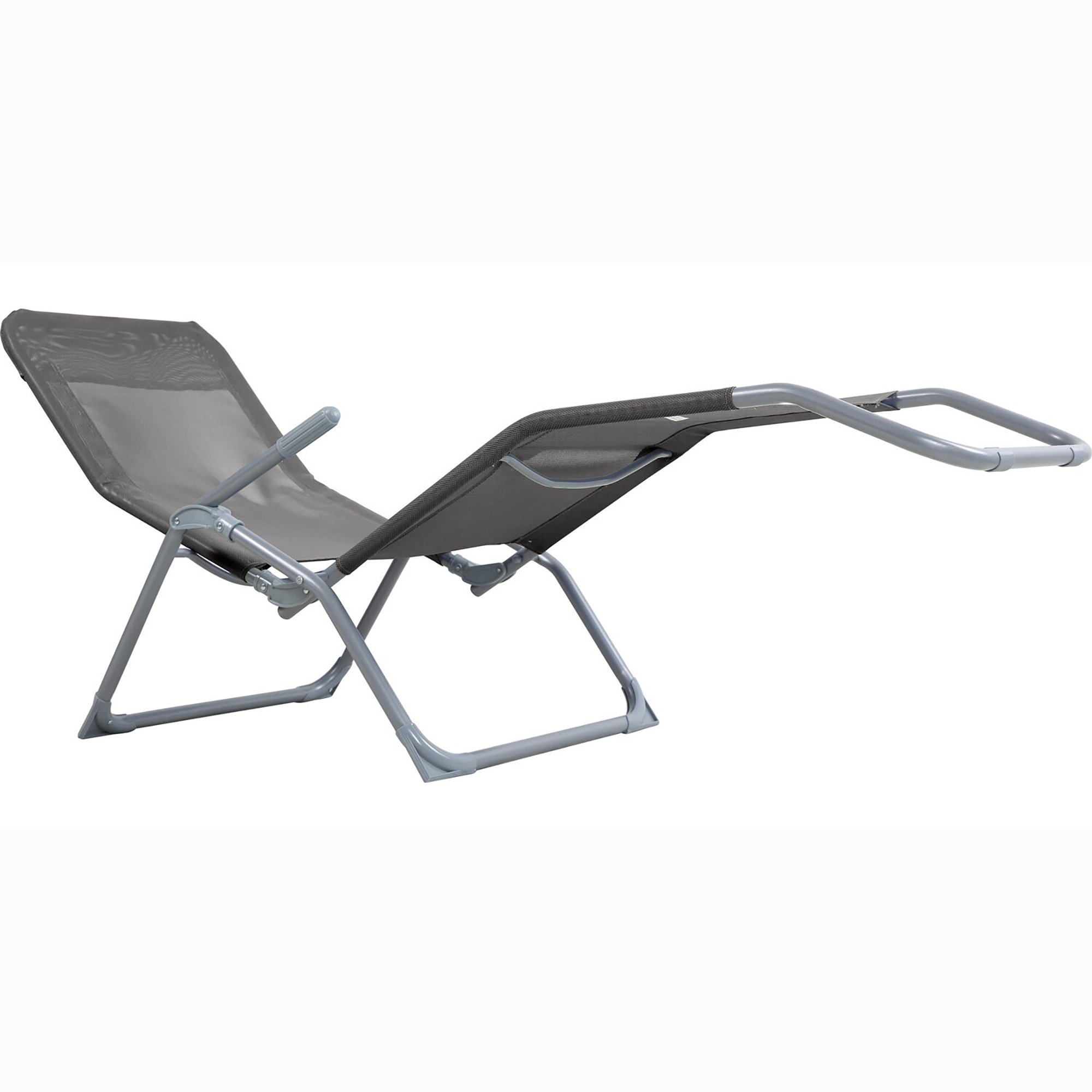 Sonnenliege CORFU - zwei Sitz- und Liegepositionen, wetterfest und klappbar 185 x 61 x 95 cm