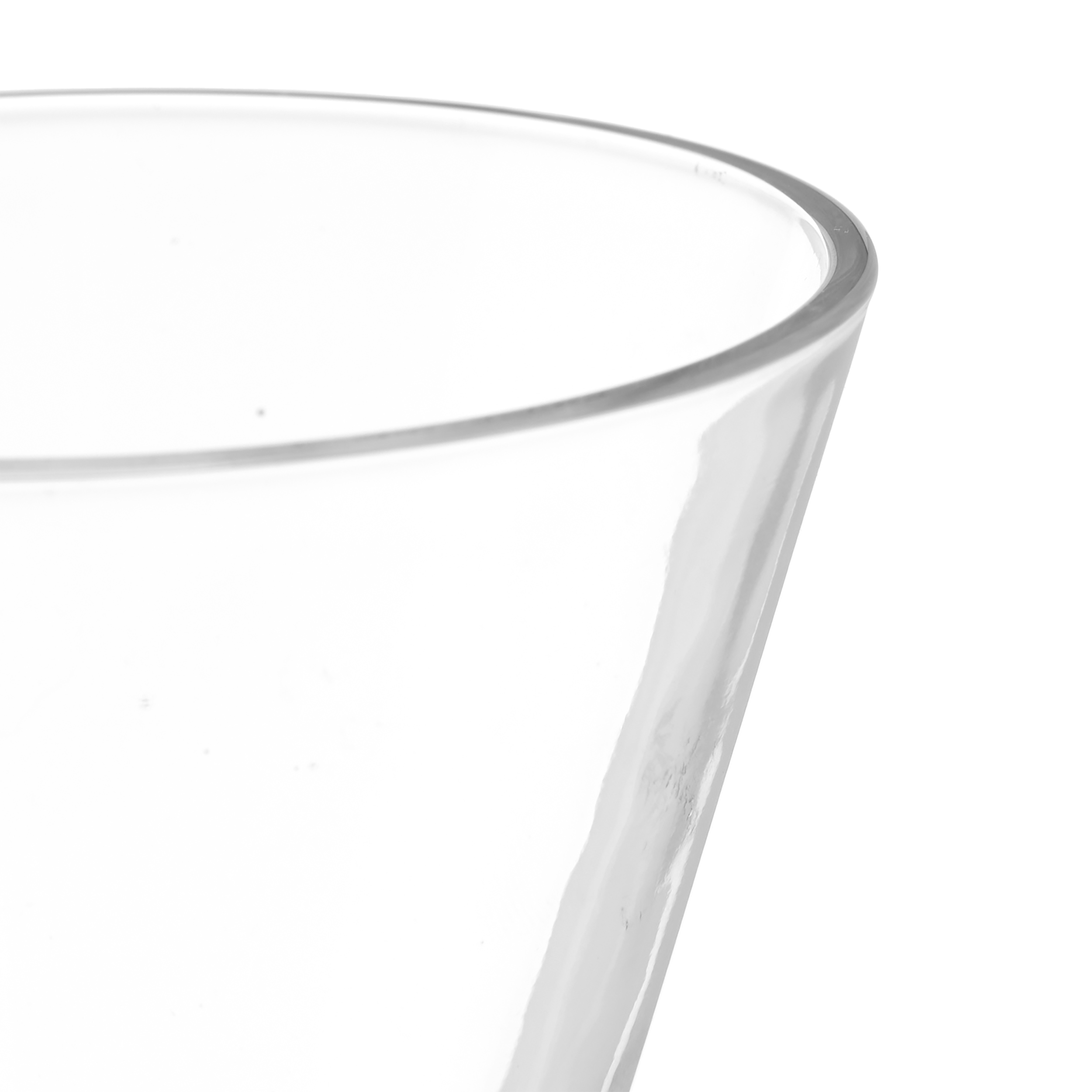 6 x Eisbecher - Dessertgläser "Clara" in konischer Form - 200 ml - mit schwerem Glasboden