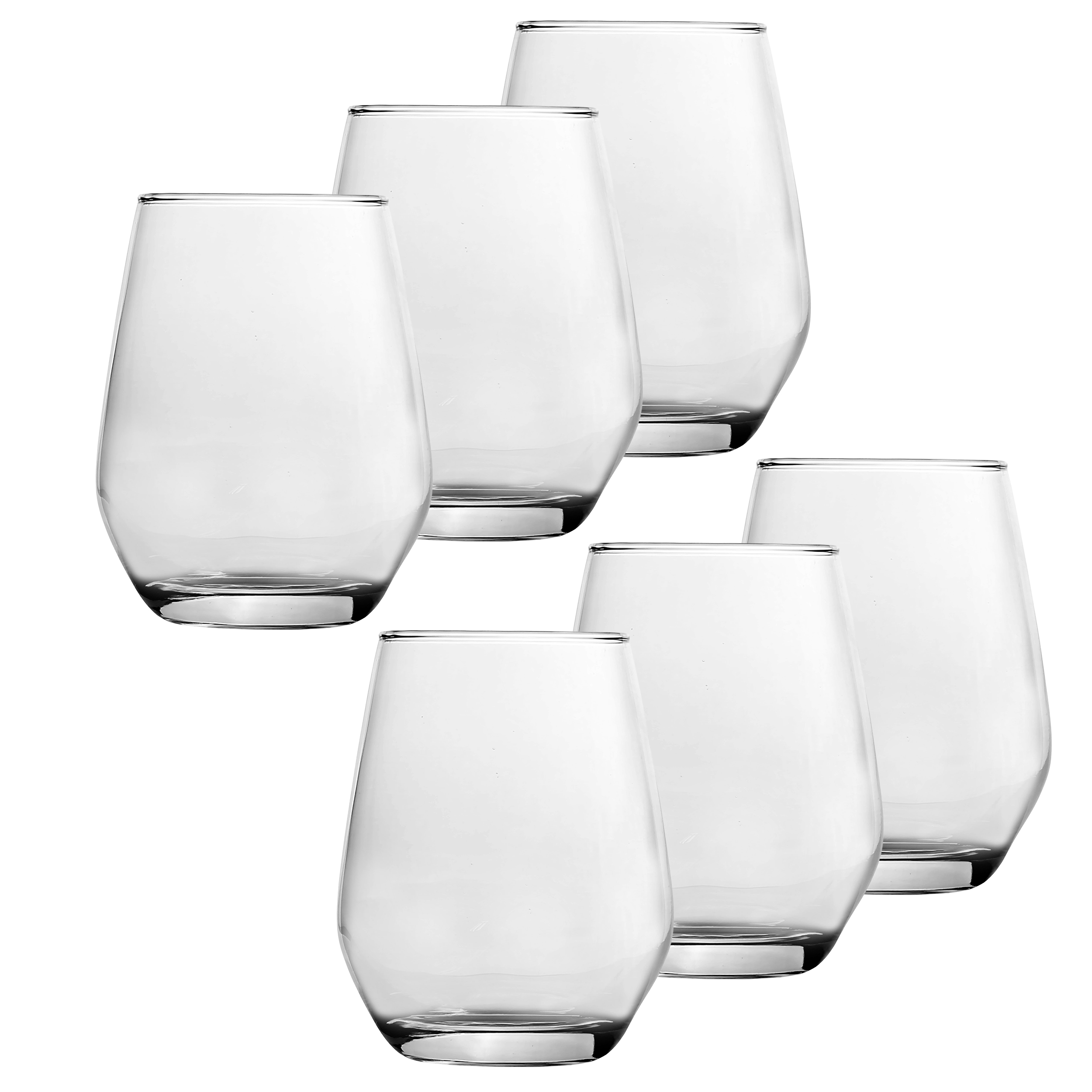 6 x Trinkgläser "Sicilia" in stilvoller Optik