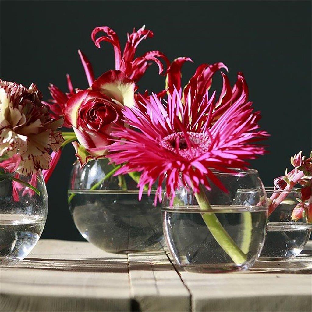 Kleine Kugelvase - Kugelglas - Windlicht - Dessert im Glas