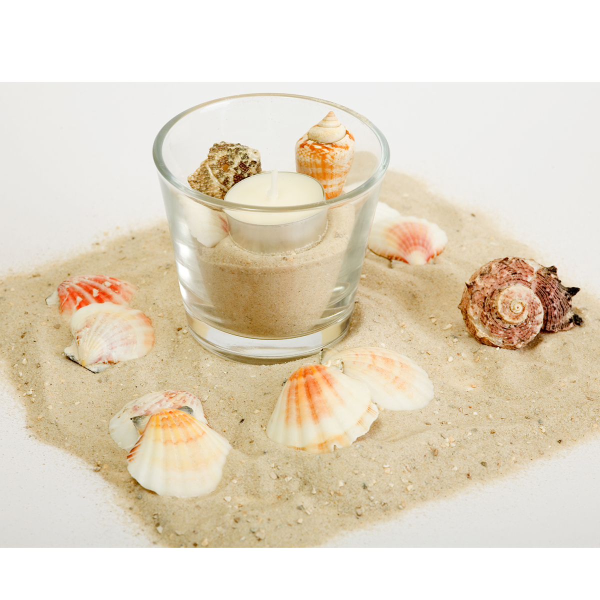 6 x Teelichtgläser - Dessertgläser Ø 10 cm - H 9 cm