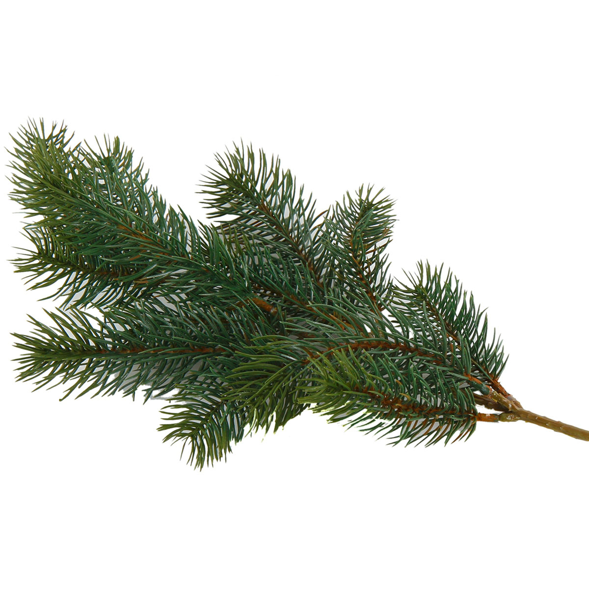 6 x Tannenzweige künstlich naturgetreu L ca. 45 cm / 13 Triebe für innen und außen