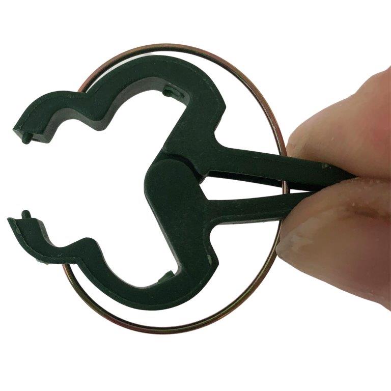 120 Pflanzenclips aus Kunststoff - 2 Größen