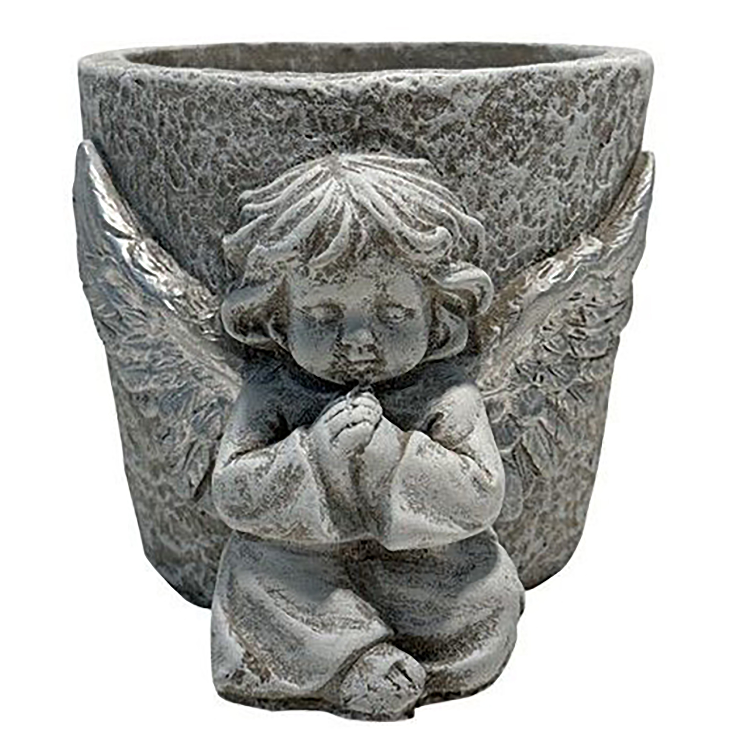 Übertöpfe - Pflanztöpfe "Amelie"" aus Zement - Pflanztöpfe mit Engeldesign