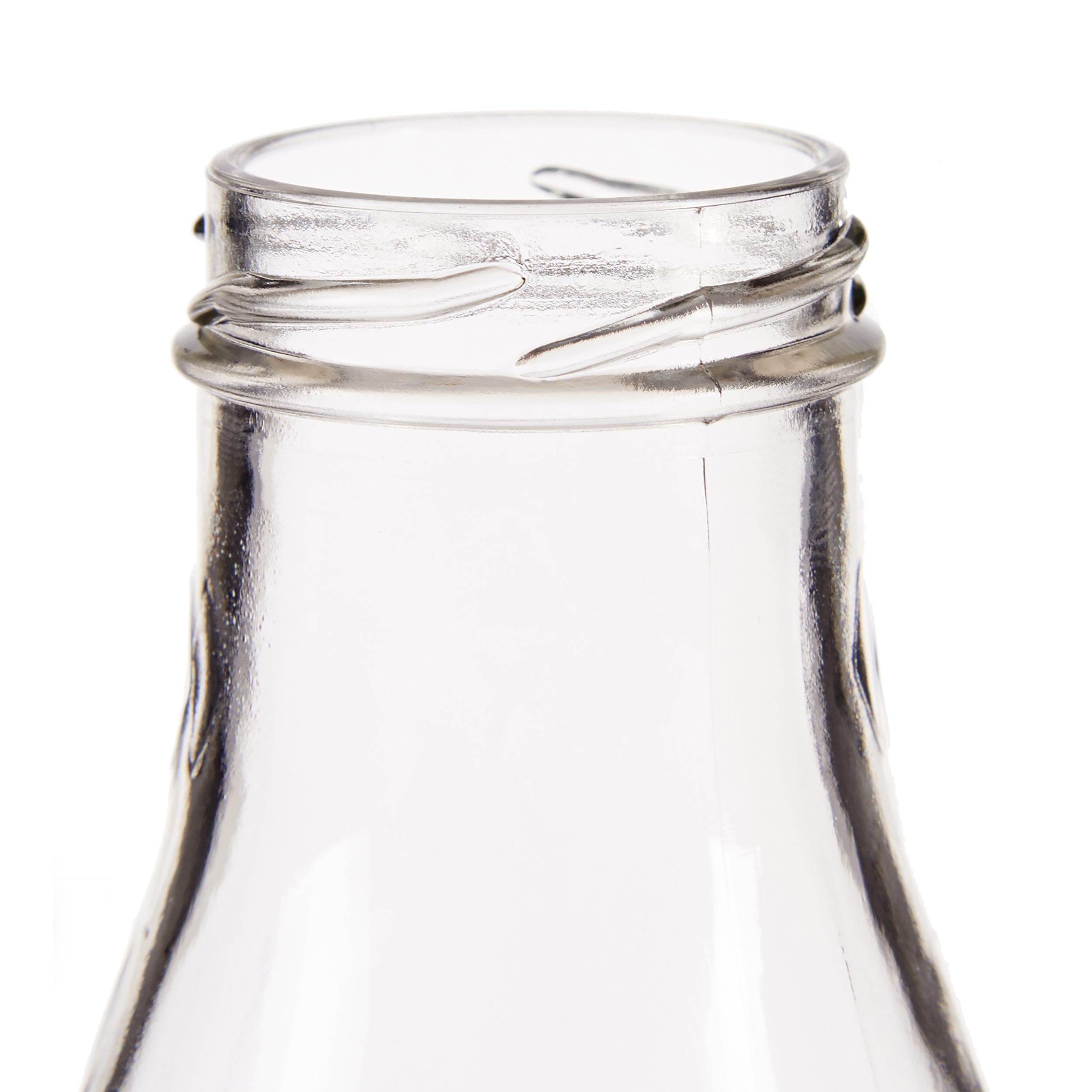 Stilvolle Milchflaschen mit Schraubdeckel aus Metall 1 Liter