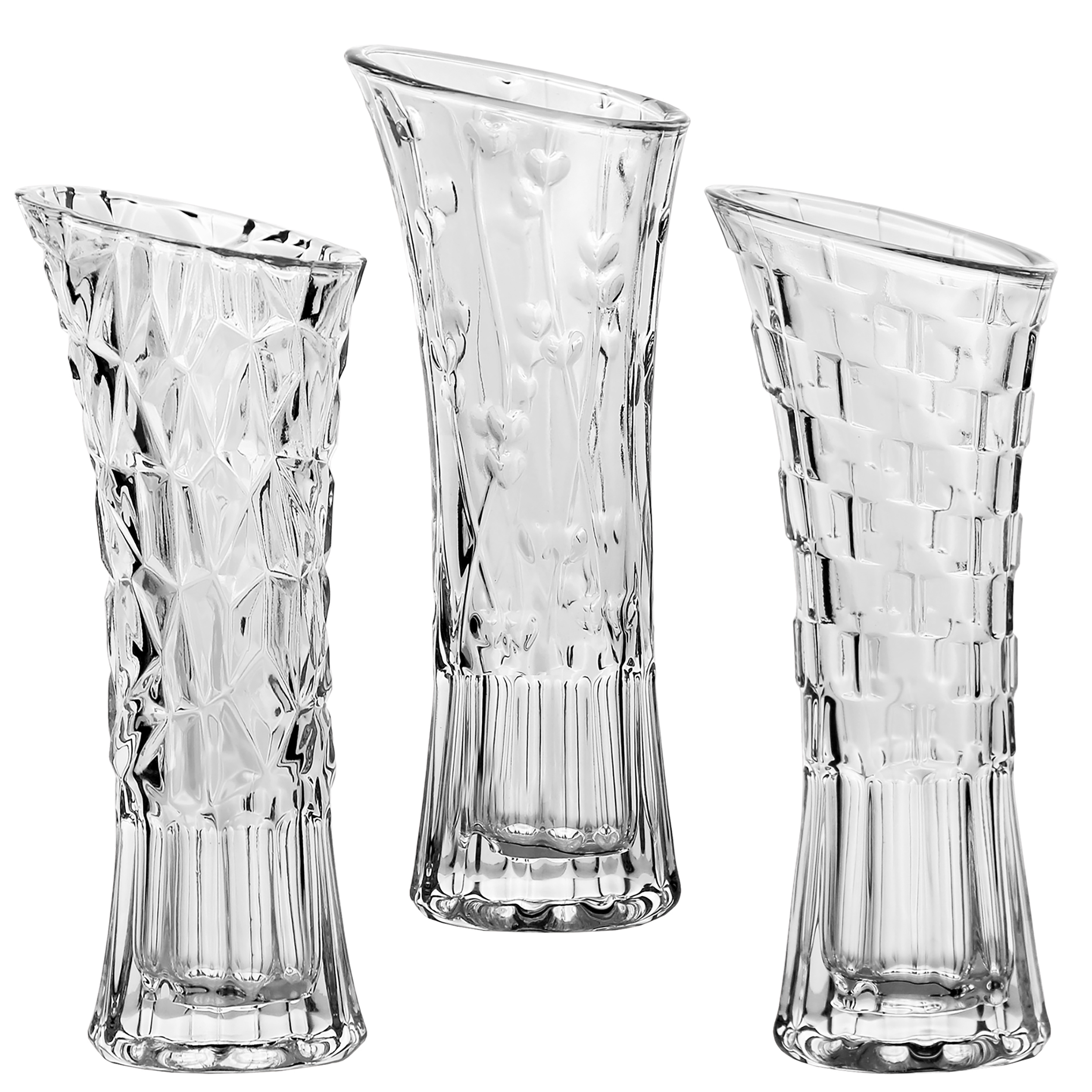 Vase aus Glas H 25 cm