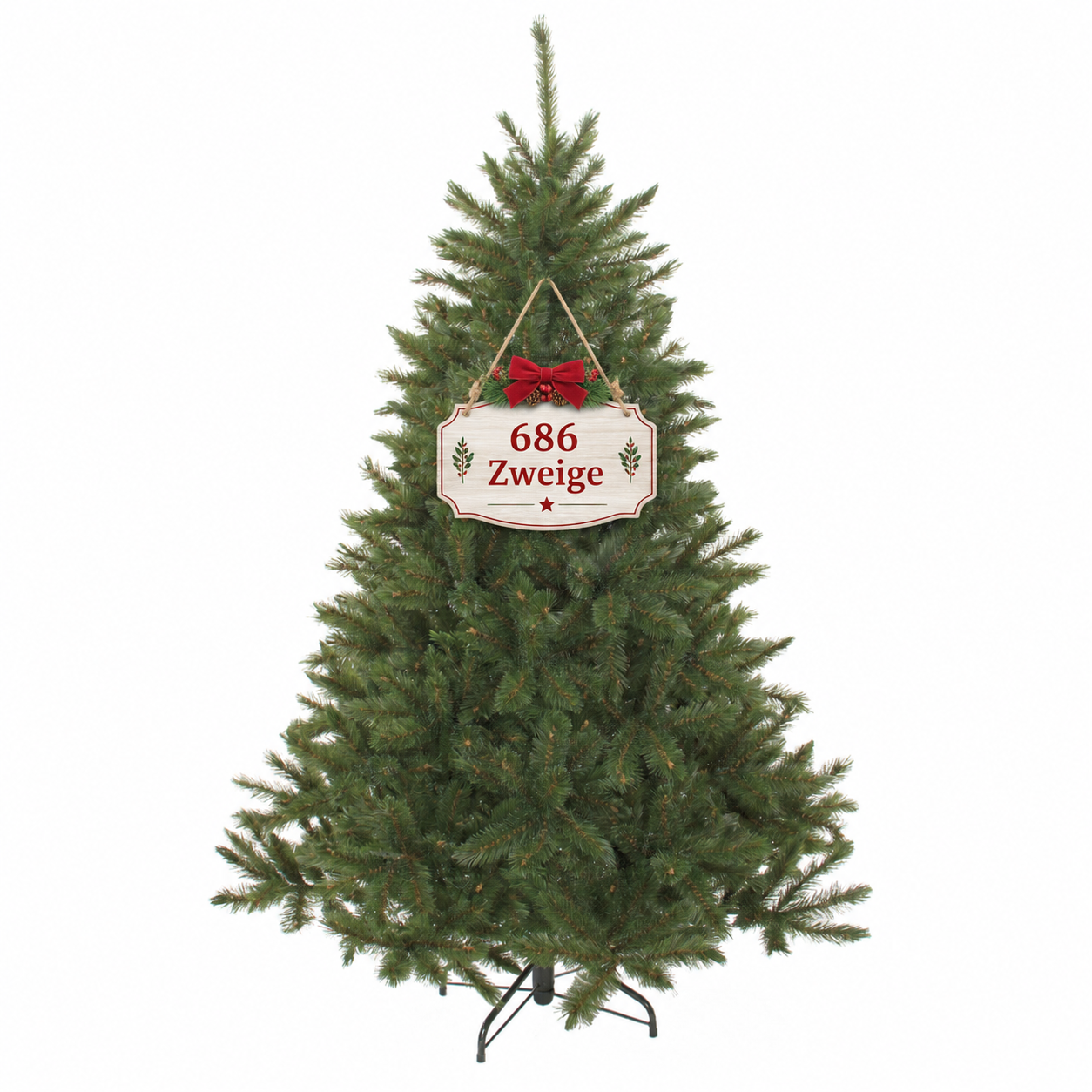 Großer künstlicher Tannenbaum - naturgetreu - H 185 oder 215 cm