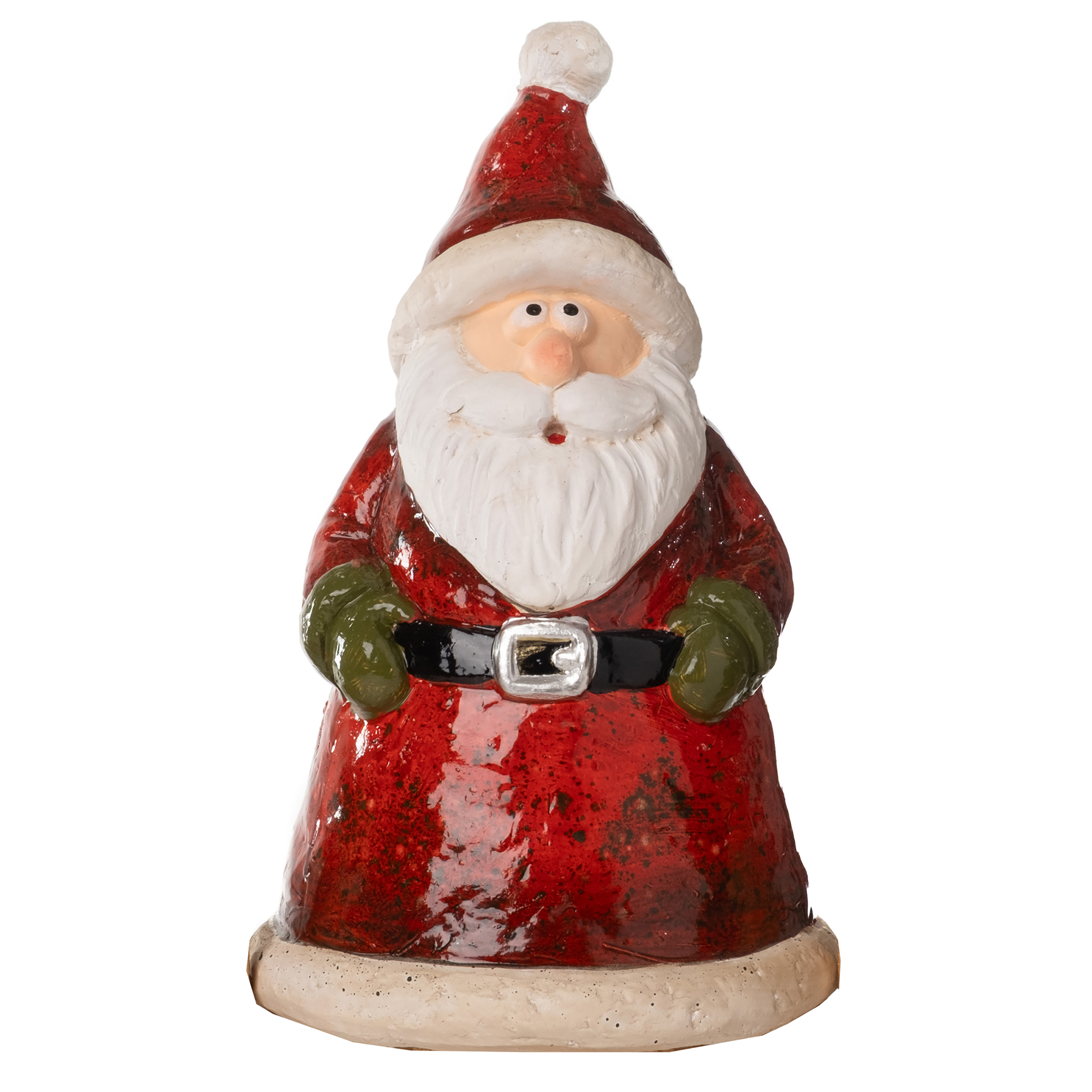 X-Mas Zaunhocker aus Keramik im weihnachtlichen Outfit