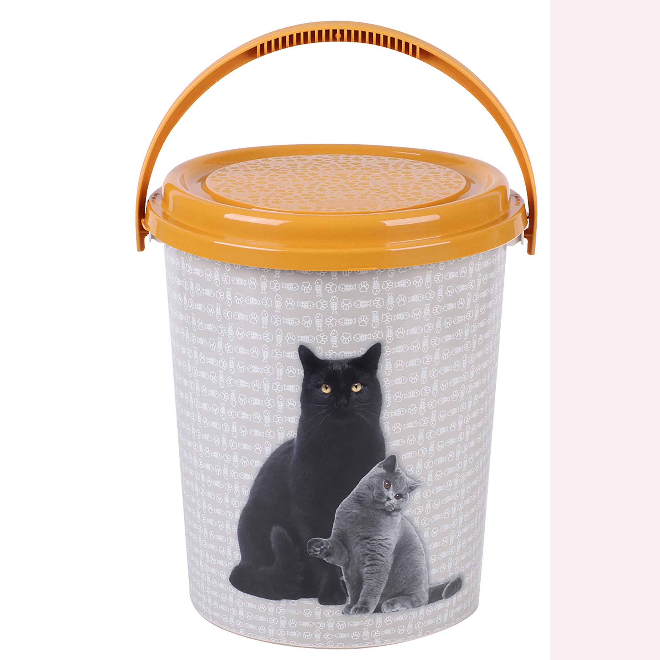 Tierfutter Eimer für Hunde und Katzen - 11 Liter