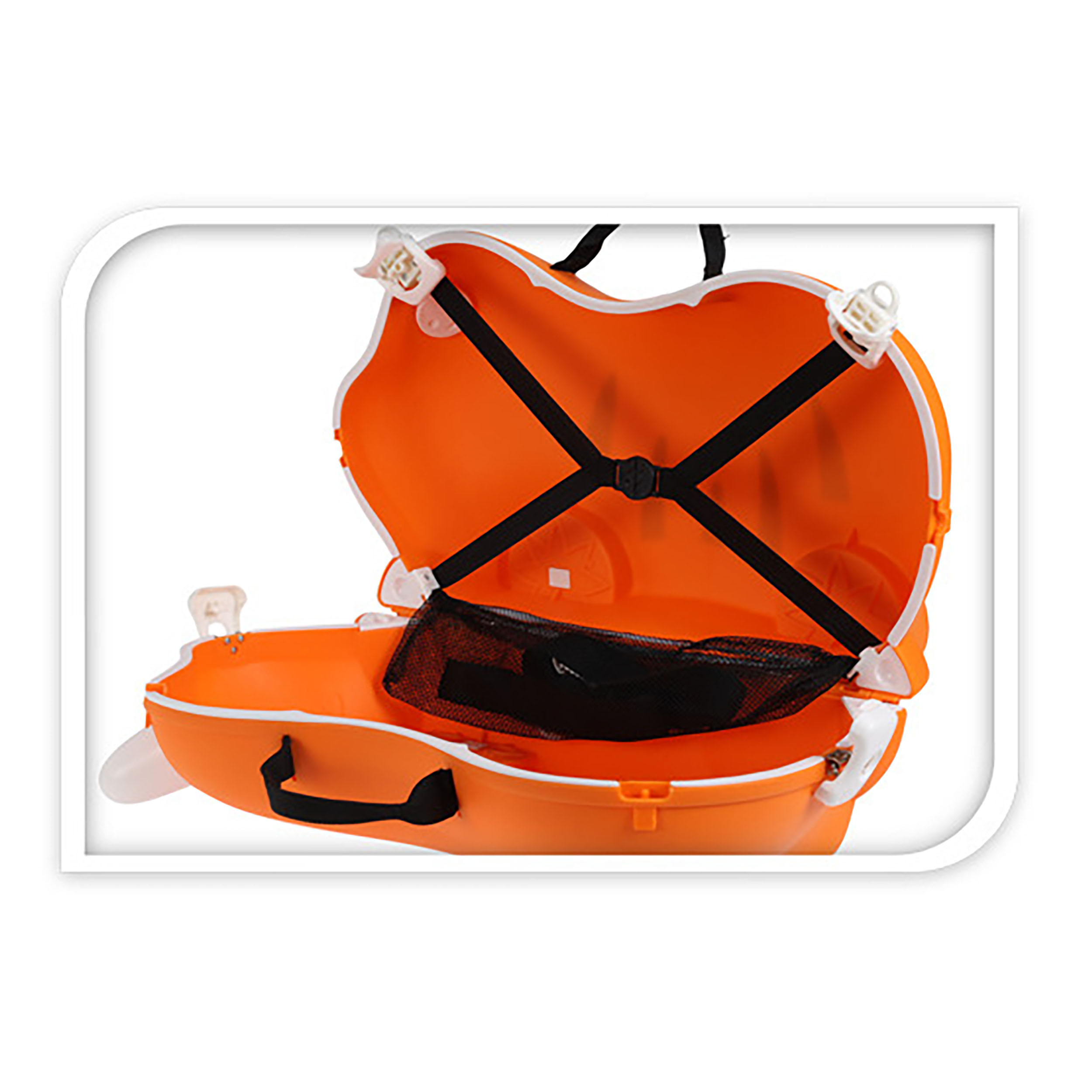 Kinder-Sitz-Koffer zum Draufsitzen und Ziehen 52 x 21 x 32 cm