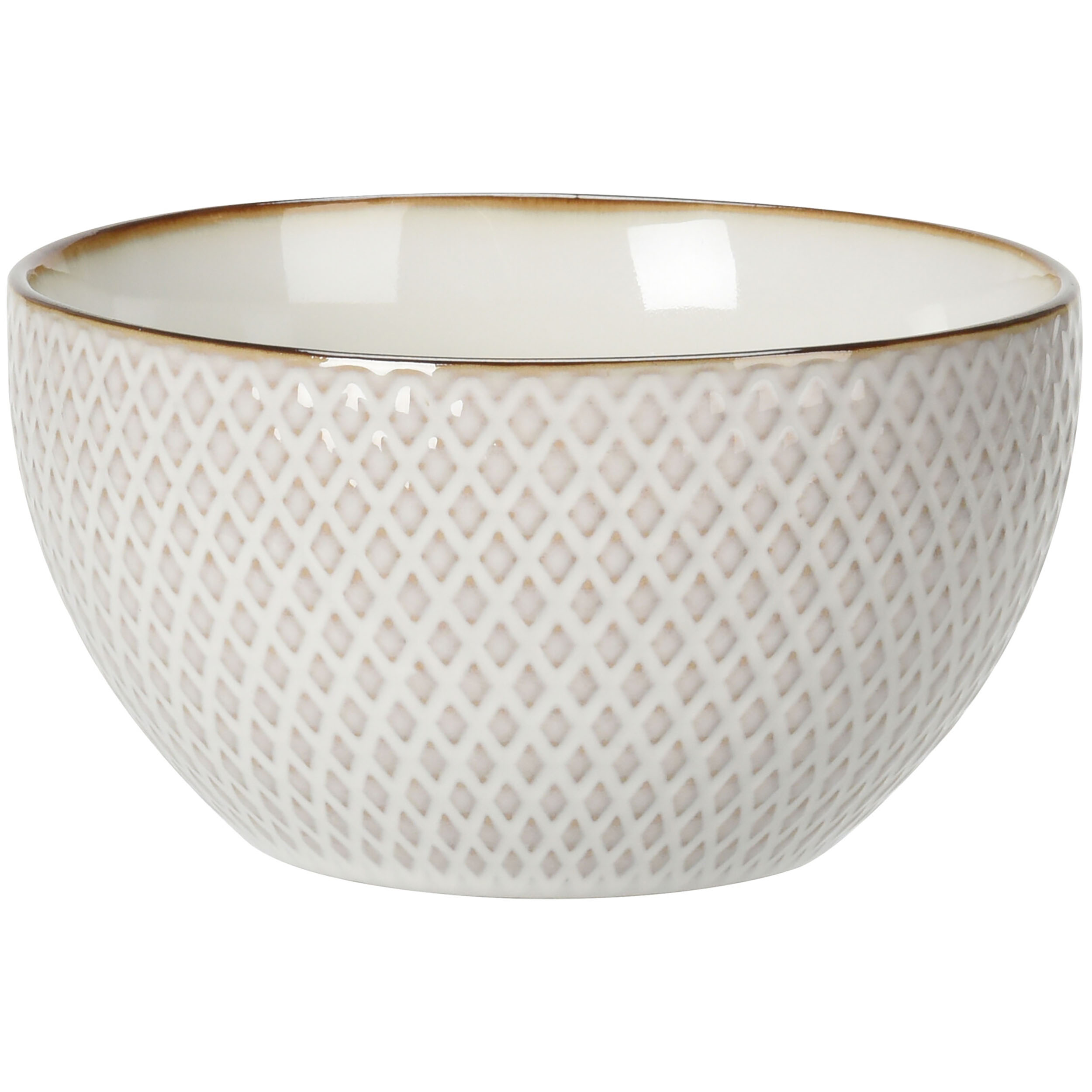 4-tlg. Set Schalen aus Porzellan in vier Design sortiert 680 ml