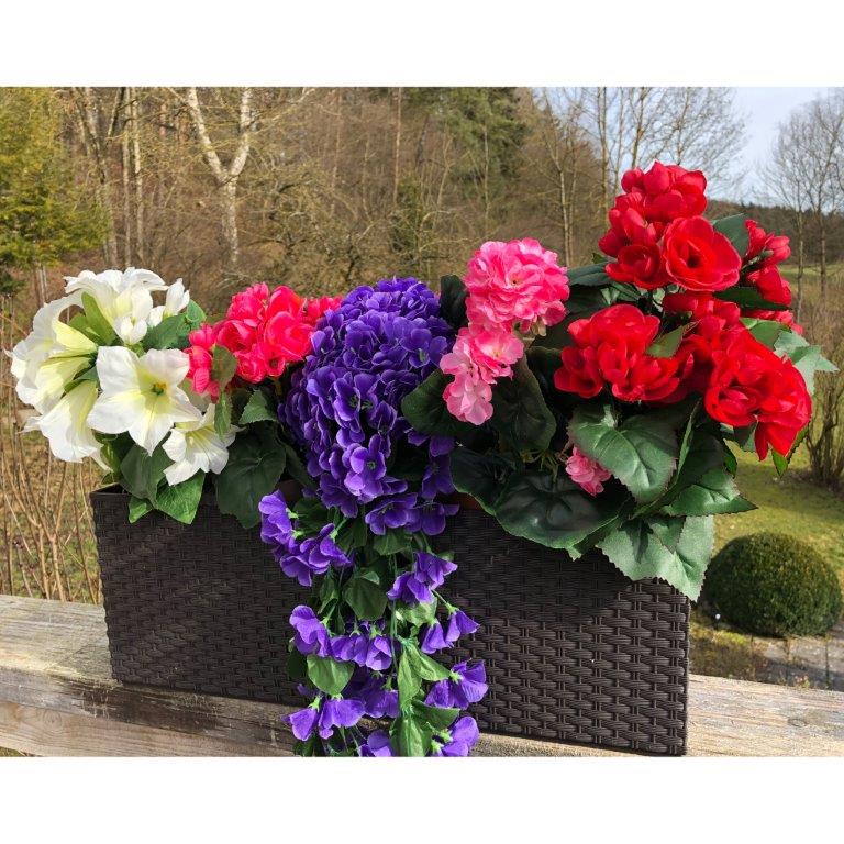 Balkonkasten - Blumenkasten Ratolla in verschiedenen Farben und Längen
