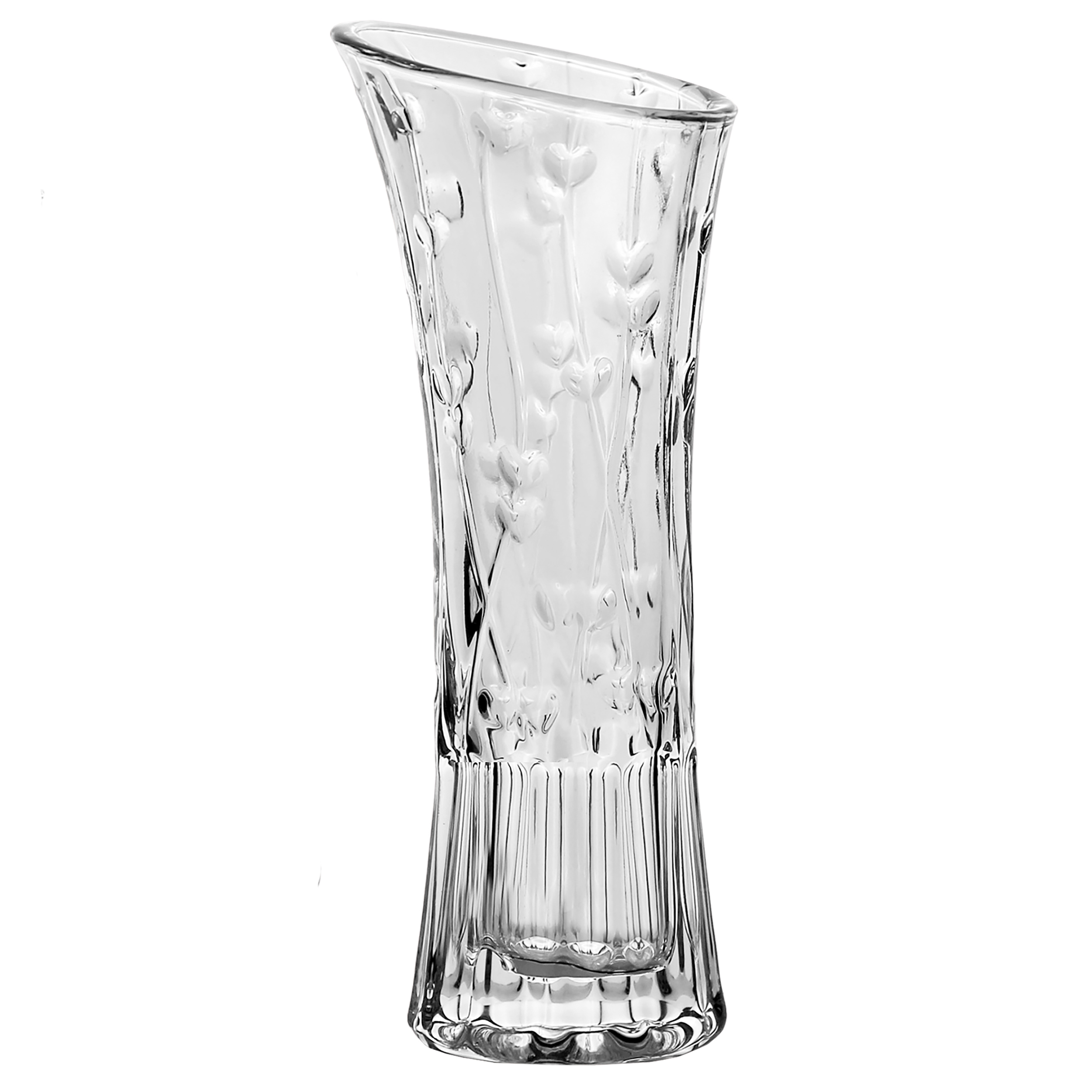 Vase aus Glas H 25 cm
