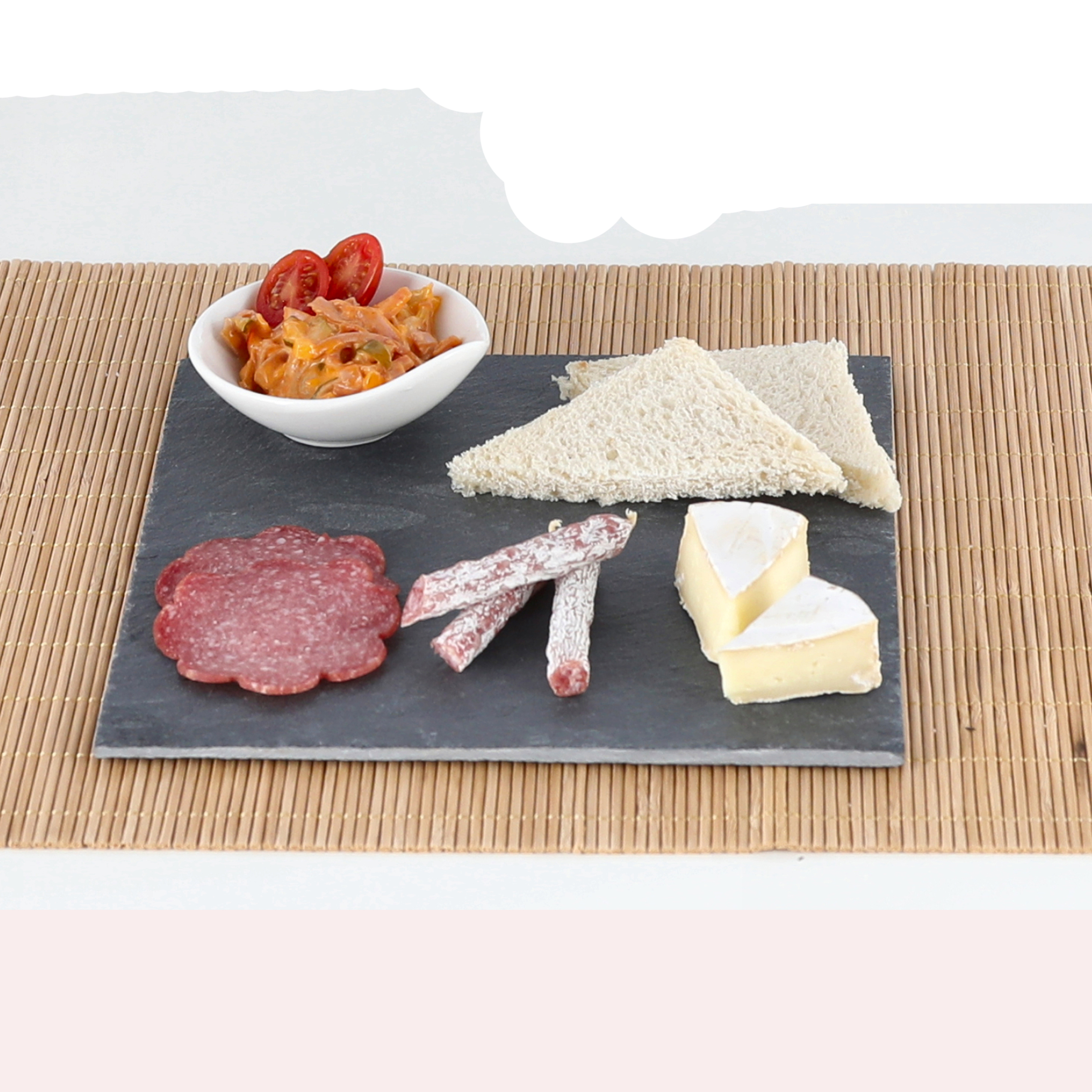6 x Schieferplatten in verschiedenen Längen und Formen