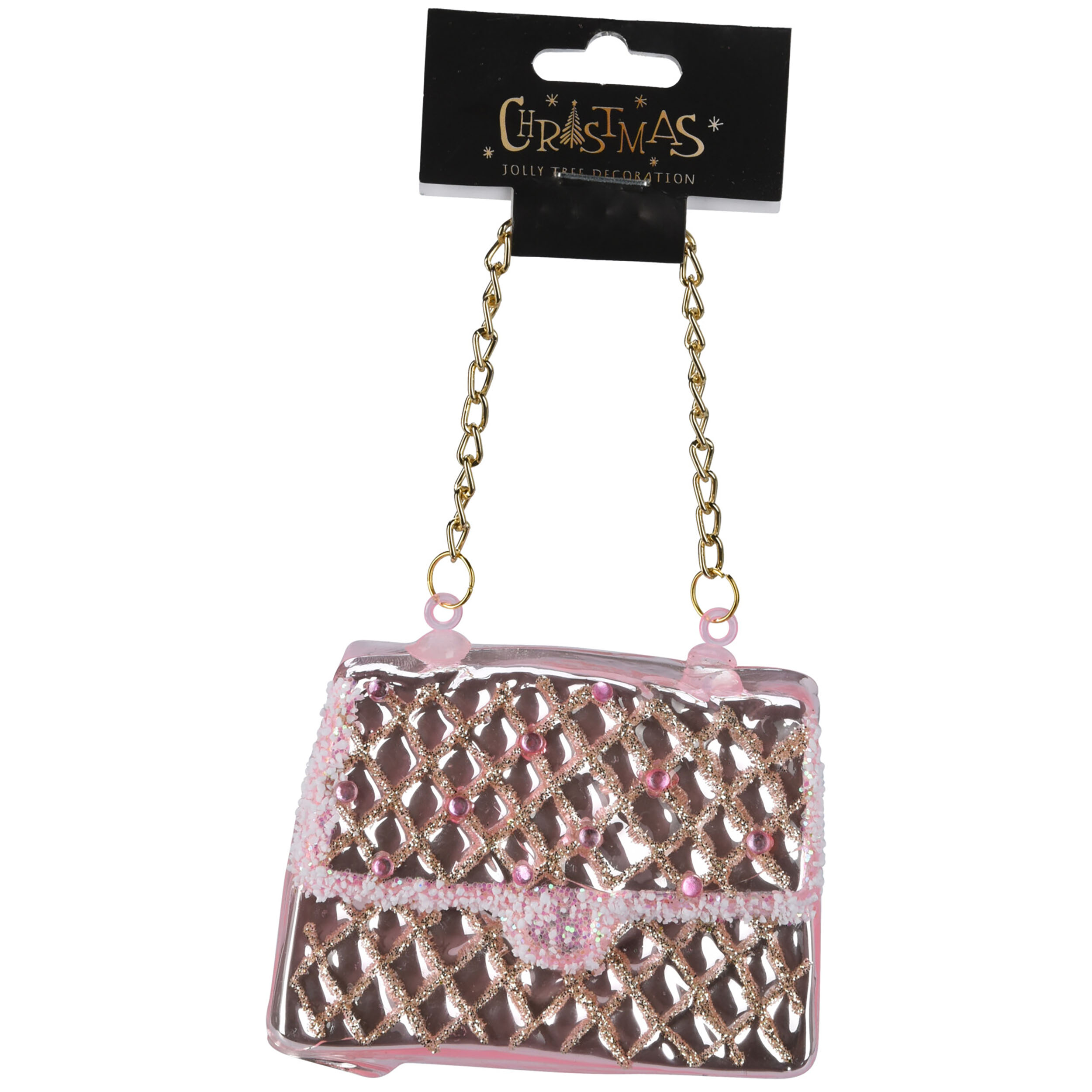 Glashänger "Handtasche Fancy-Look" 7 x 5 cm