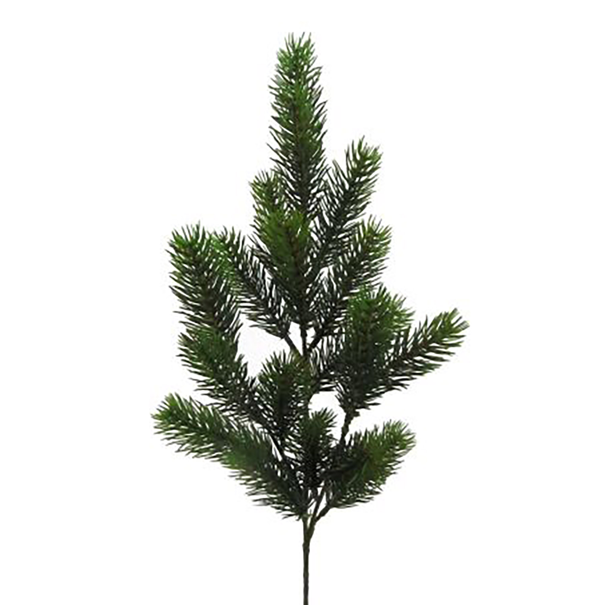 6 x Tannenzweige künstlich und naturgetreu L ca. 60 cm - 18 Triebe - Für Innen und Außen