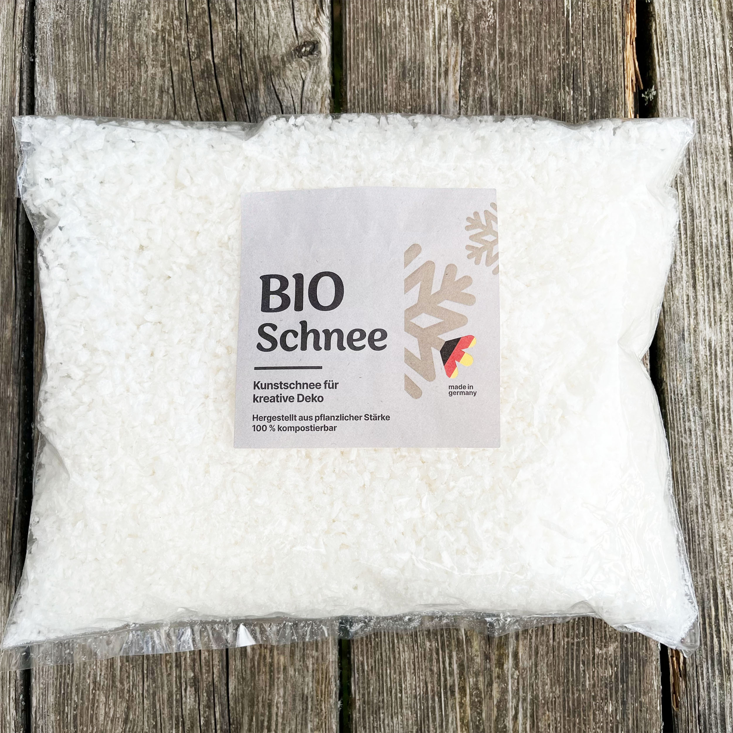 Bio Kunstschnee - biologisch abbaubar