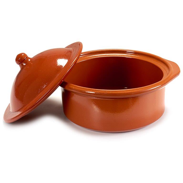 Tontopf Cocotte mit Deckel - ofenfest und hitzebeständig - verschiedene Größen