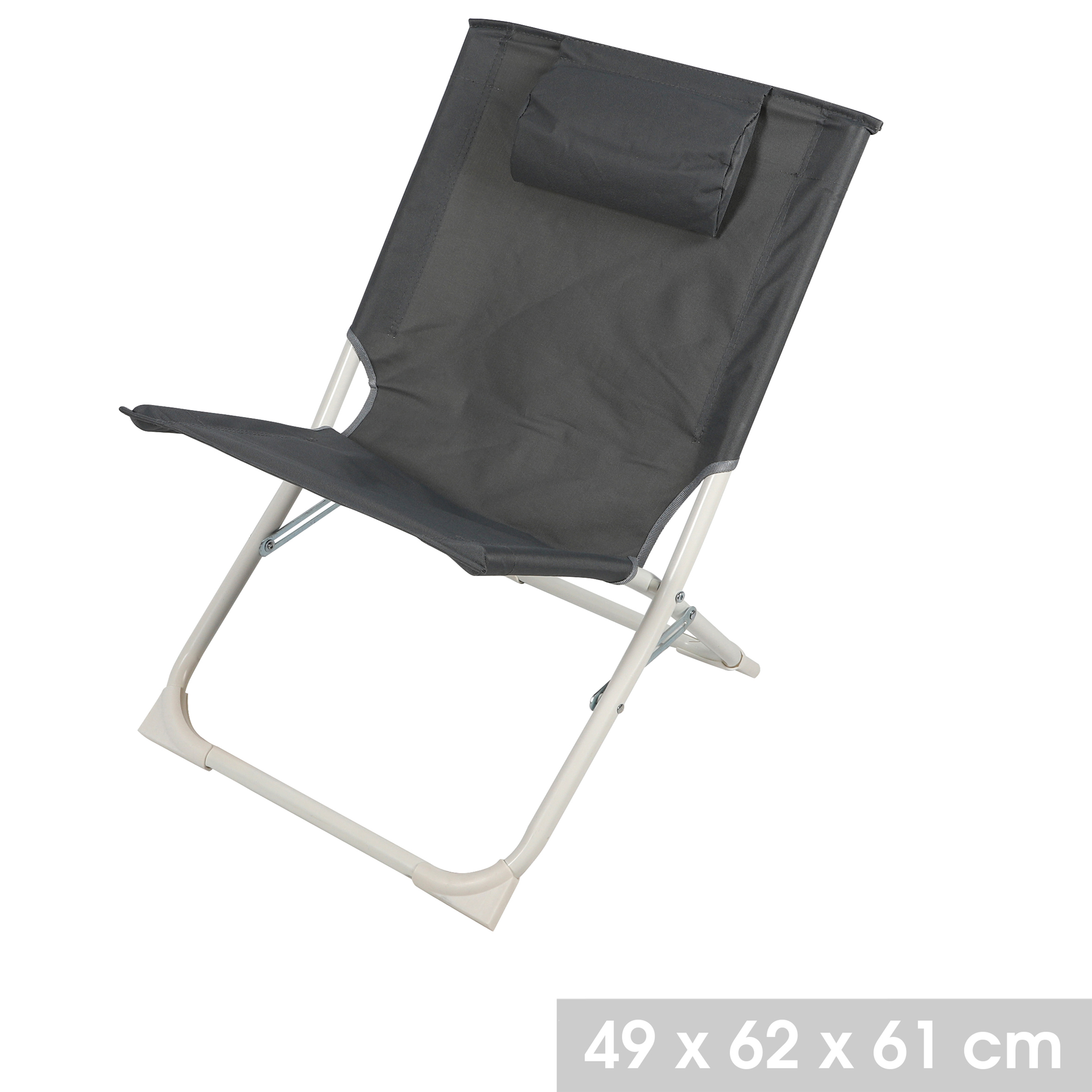 Campingstuhl/Anglerstuhl ohne Armlehne - faltbar 49 x 62 x 61 cm