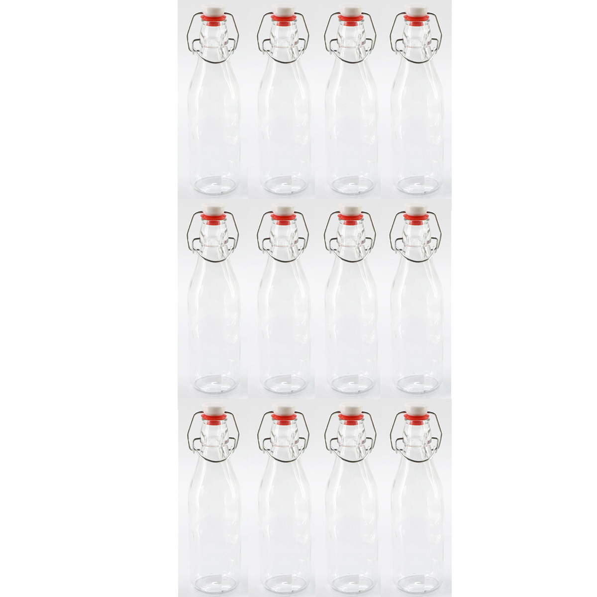 12 Stück Flaschen mit Bügelverschluß 250 ml