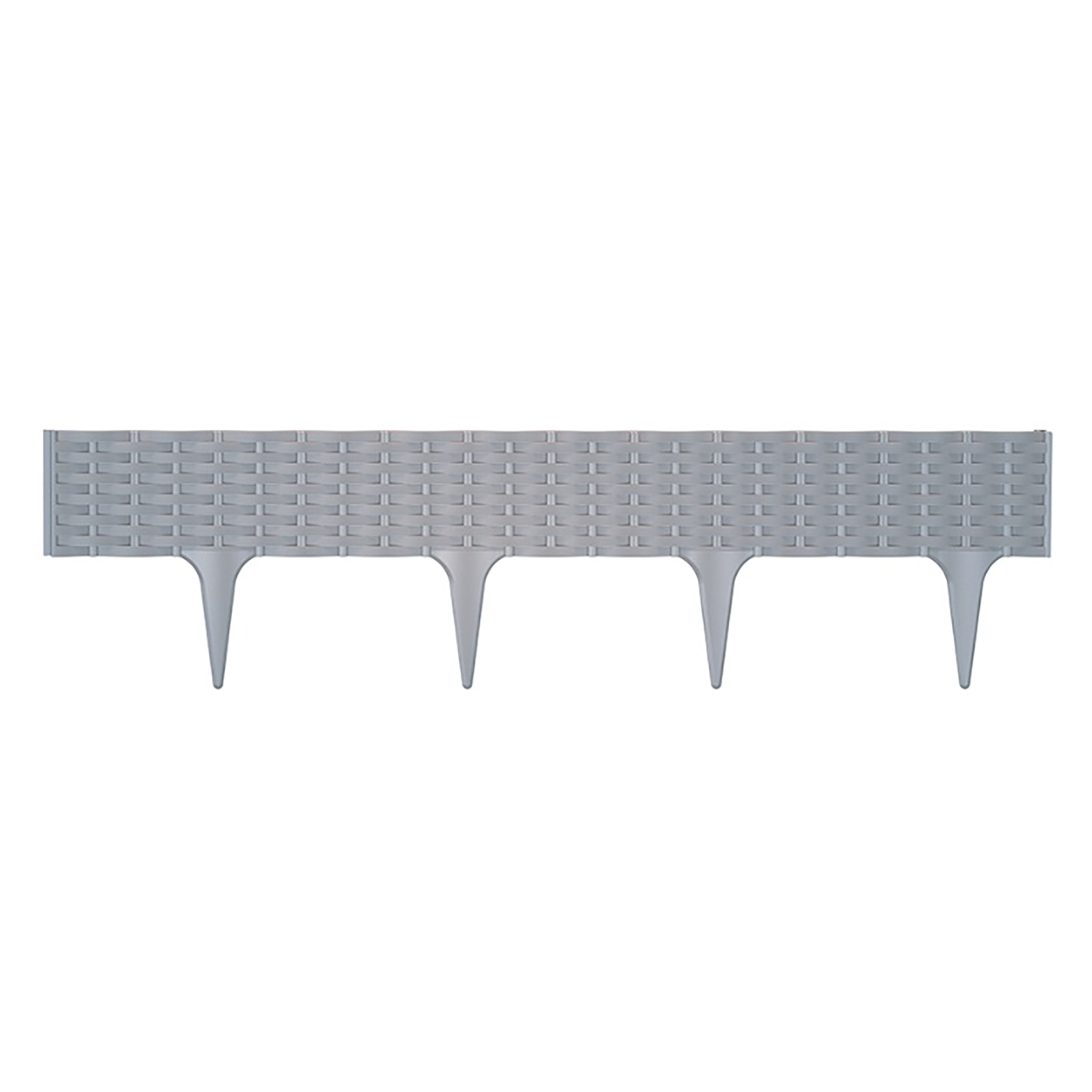 Palisade aus Kunststoff in Rattan-Optik L 3,9 Meter