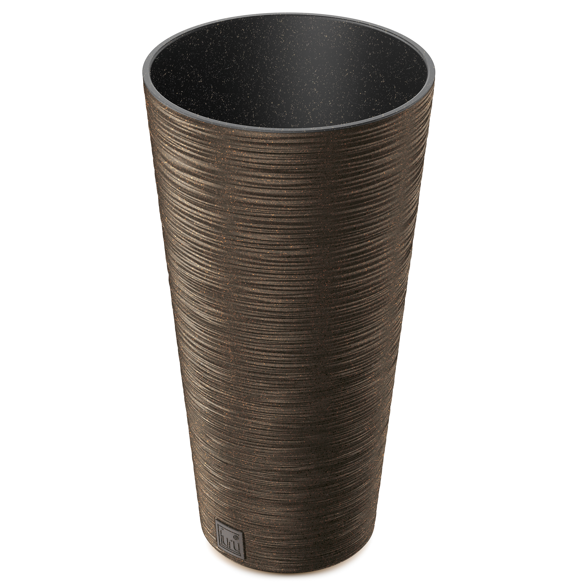 Pflanzsäule - Blumentopf FURU Slim - ECO Wood - mit natürlichem Holzanteil