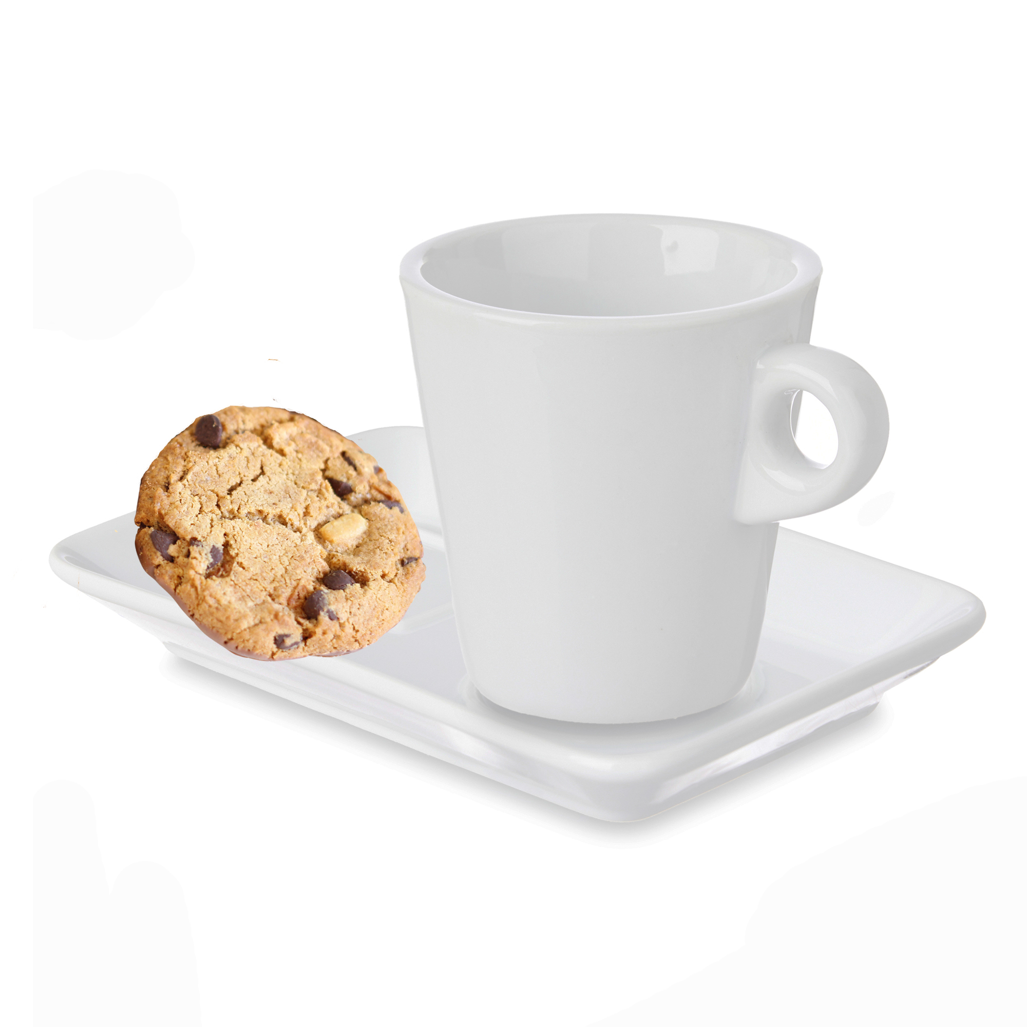Stilvolles 12-teilige Kaffeetassen Set aus Porzellan
