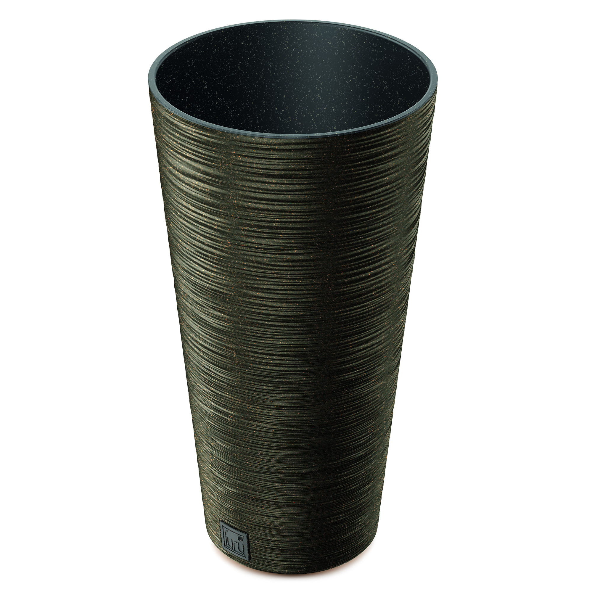 Pflanzsäule - Blumentopf FURU Slim - ECO Wood - mit natürlichem Holzanteil