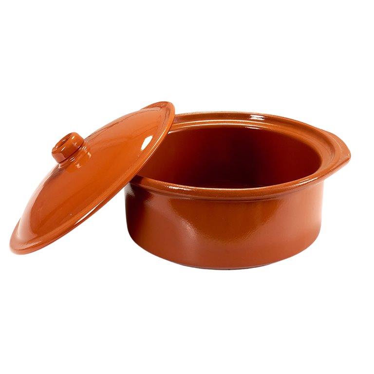 Tontopf Cocotte mit Deckel - ofenfest und hitzebeständig - verschiedene Größen