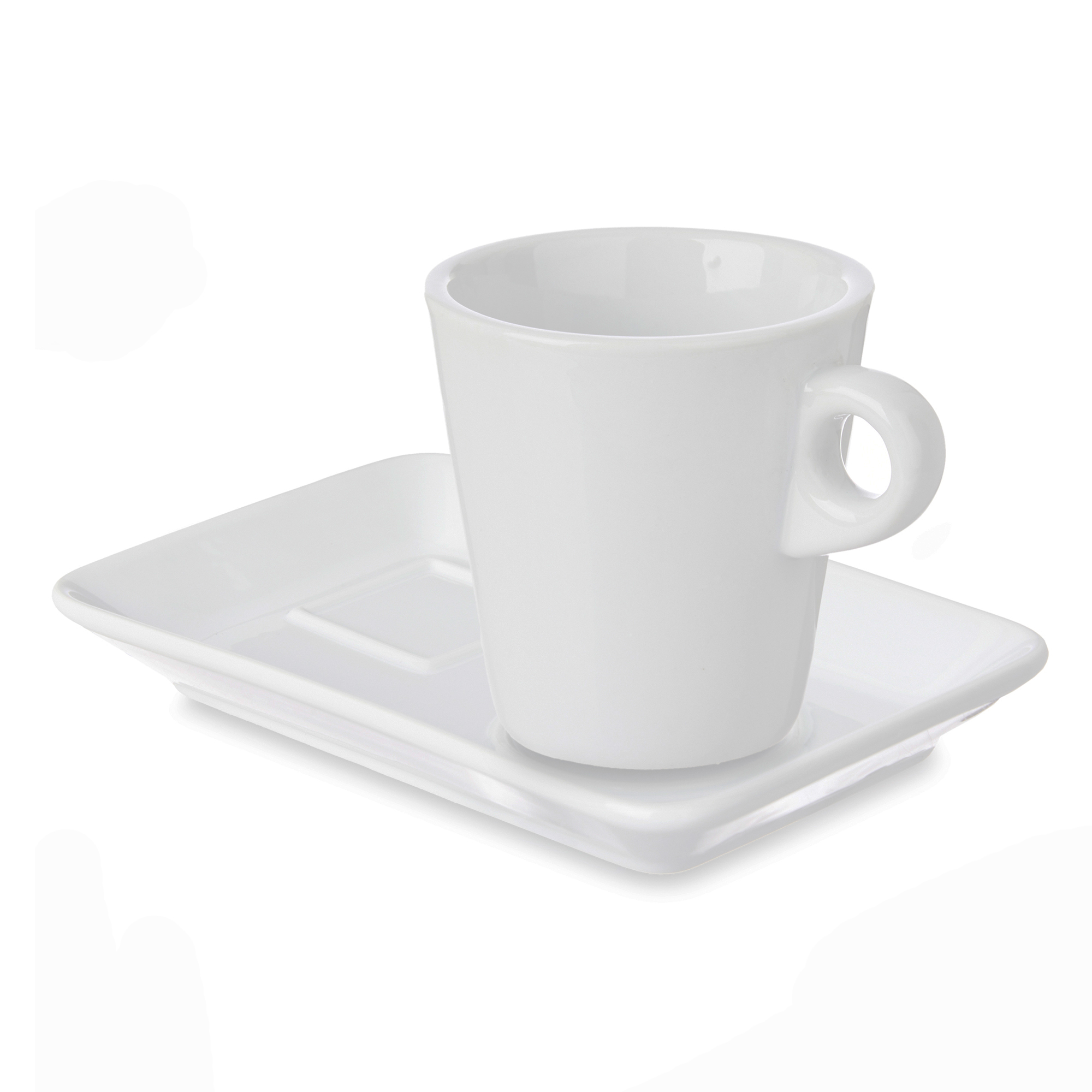 Stilvolles 12-teilige Kaffeetassen Set aus Porzellan