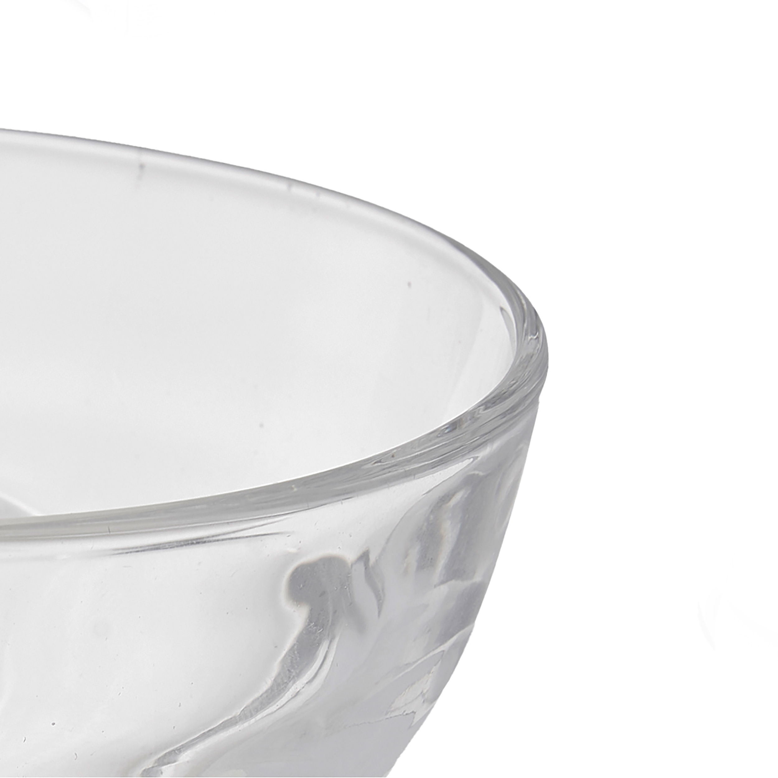 6-tlg. Set Eisbecher / Dessertschalen aus Glas mit Fuß