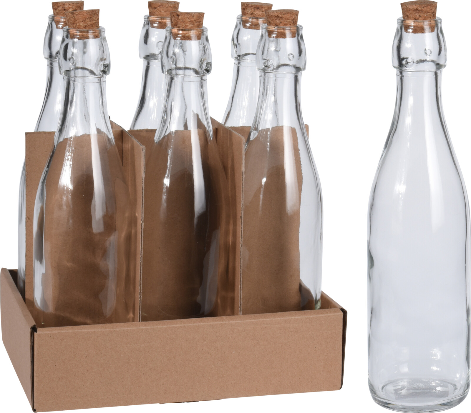 6 x Flaschen 500 ml klassisch