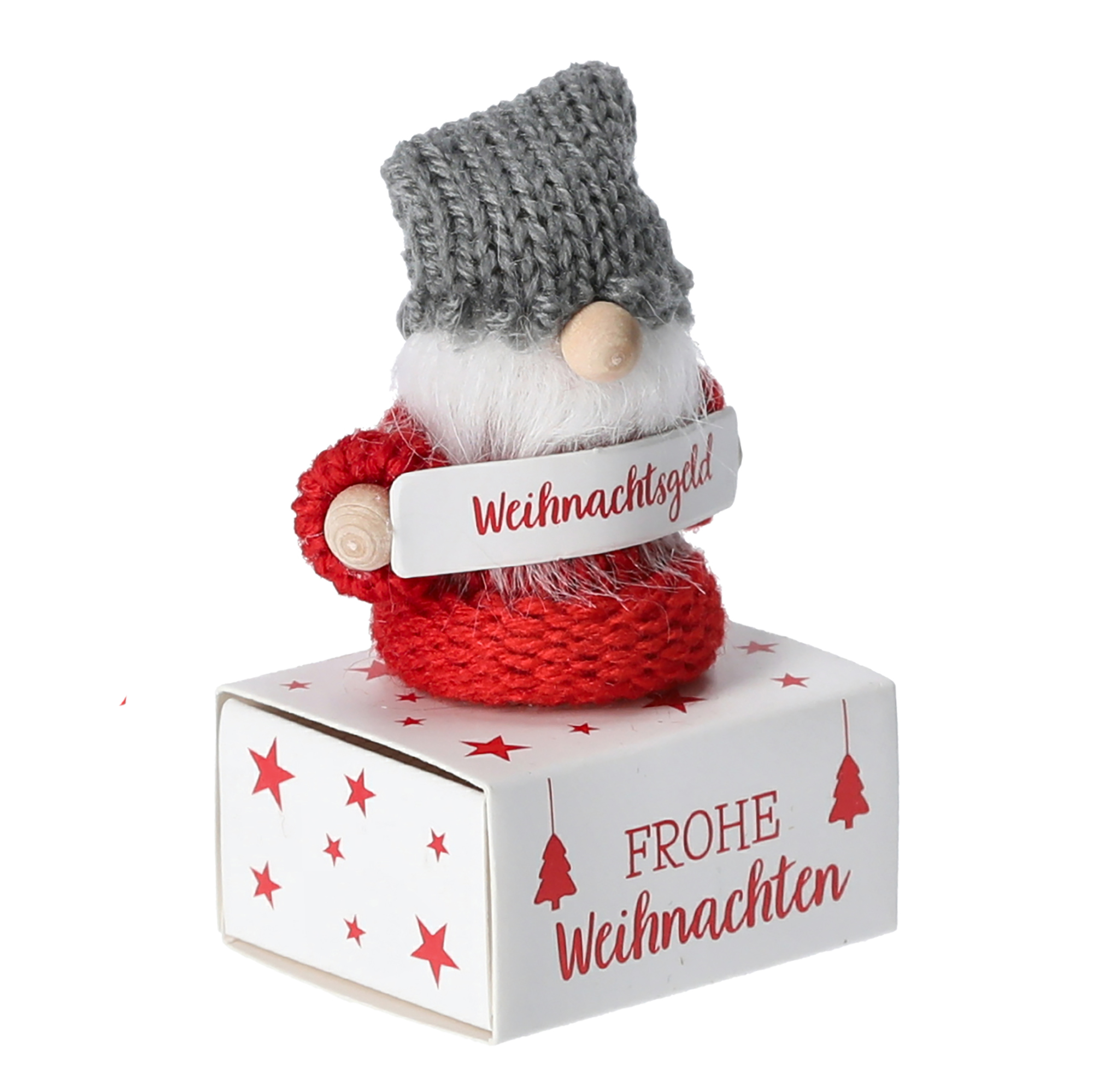 Wichtel mit Box für Geldgeschenke 5 x 10 cm