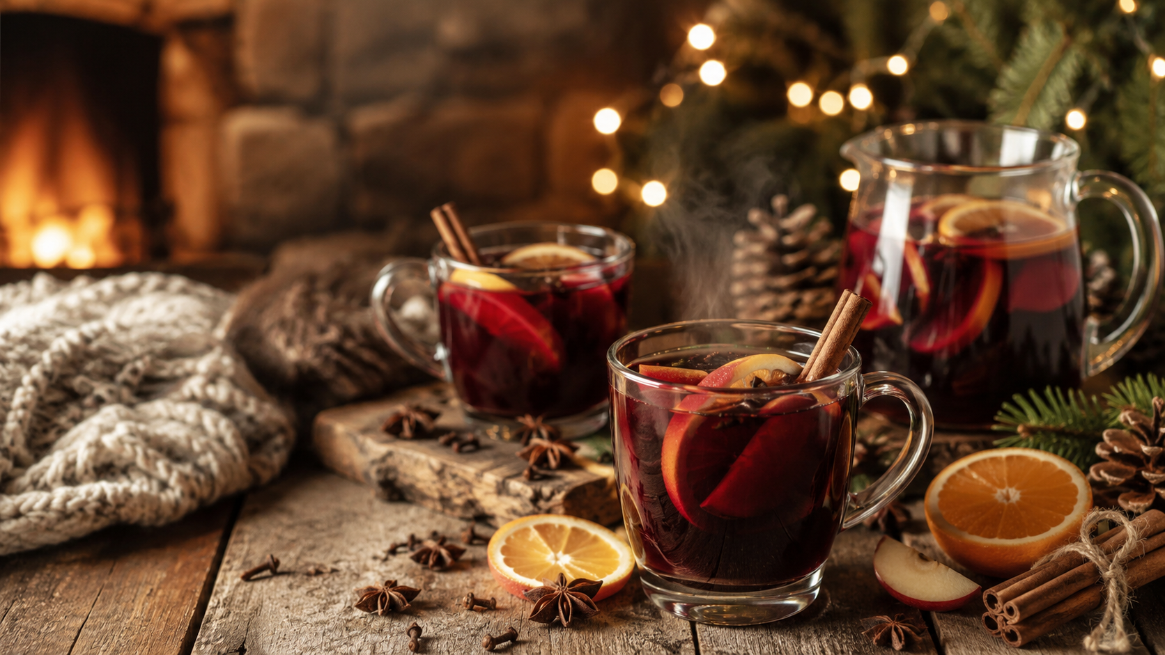 Veganer Glühwein – Einfaches Rezept mit Rotwein, Saft und Gewürzen