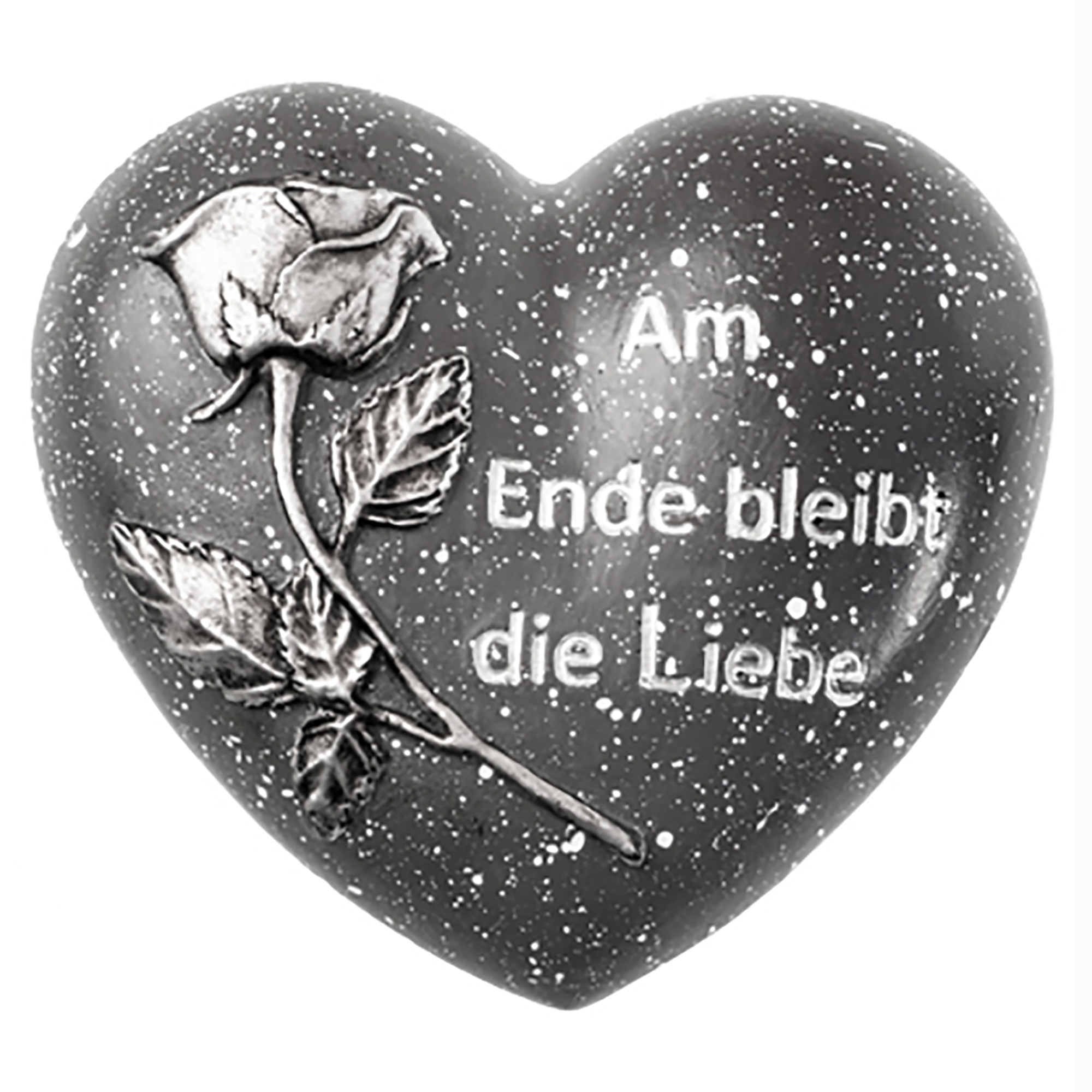 Herz (Am Ende bleibt die Liebe) 10,5 x 9,5 cm