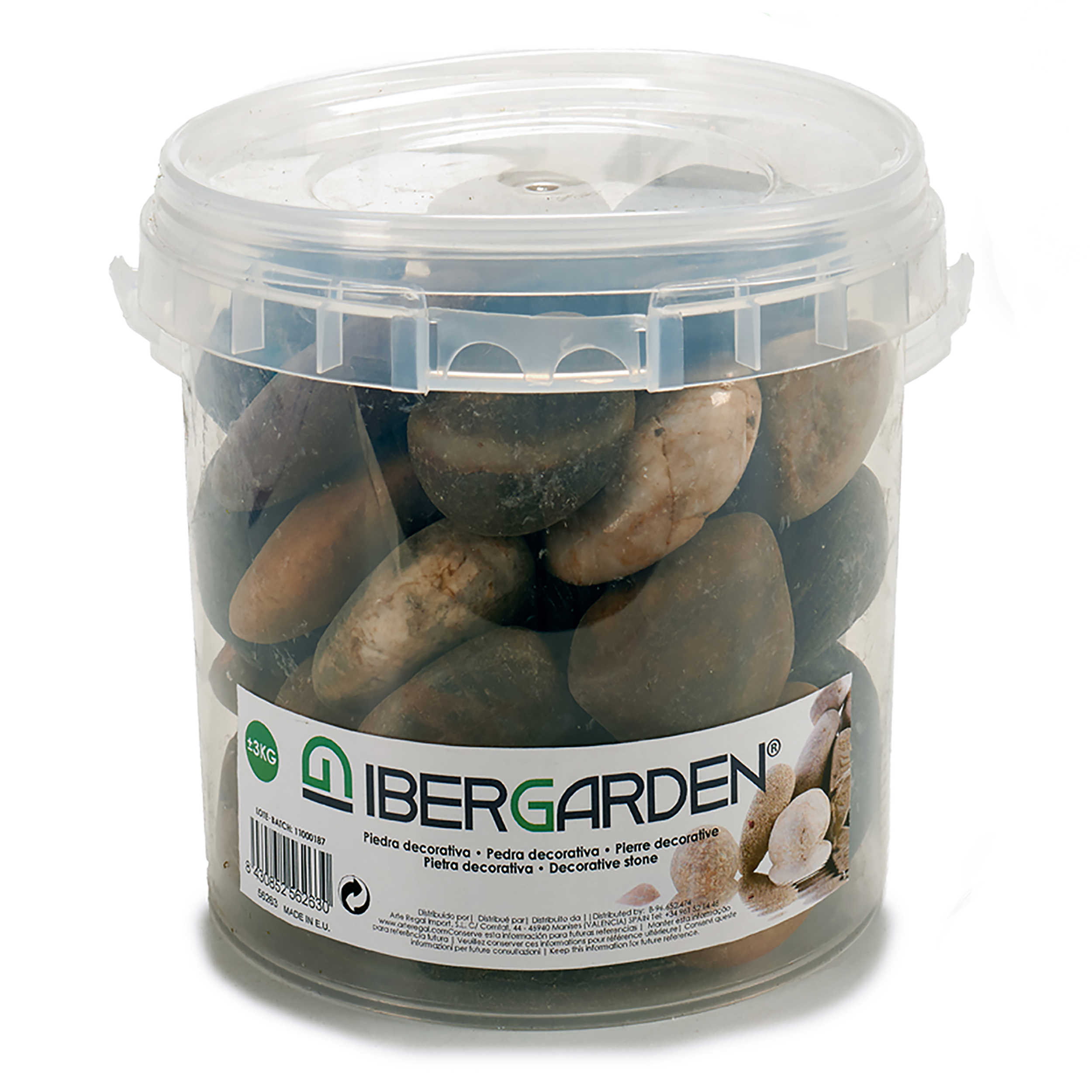 Dekosteine 3 Kg in natürlichen Brauntönen, geschliffen