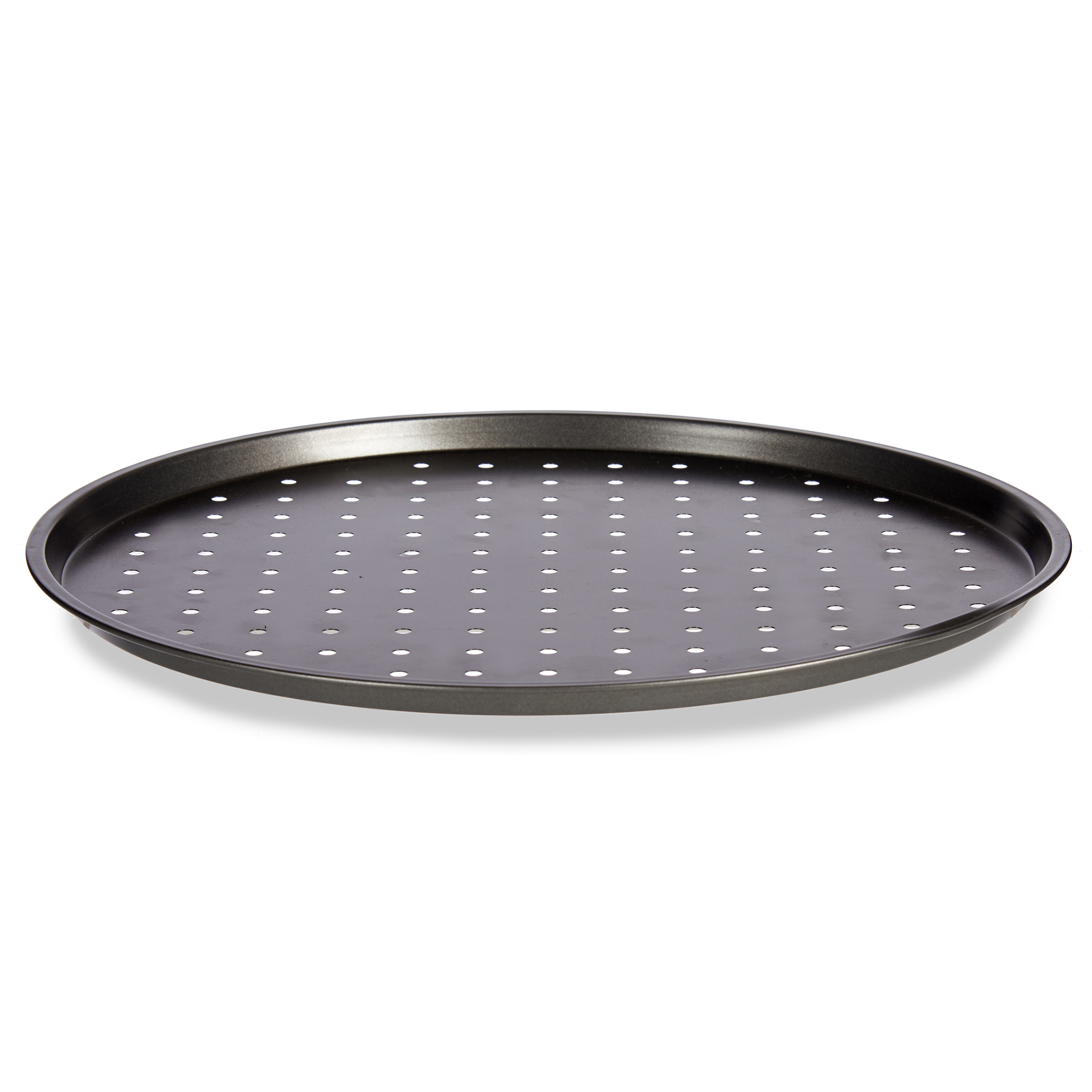 Pizzablech mit Löchern aus Carbonstahl Ø 33 cm