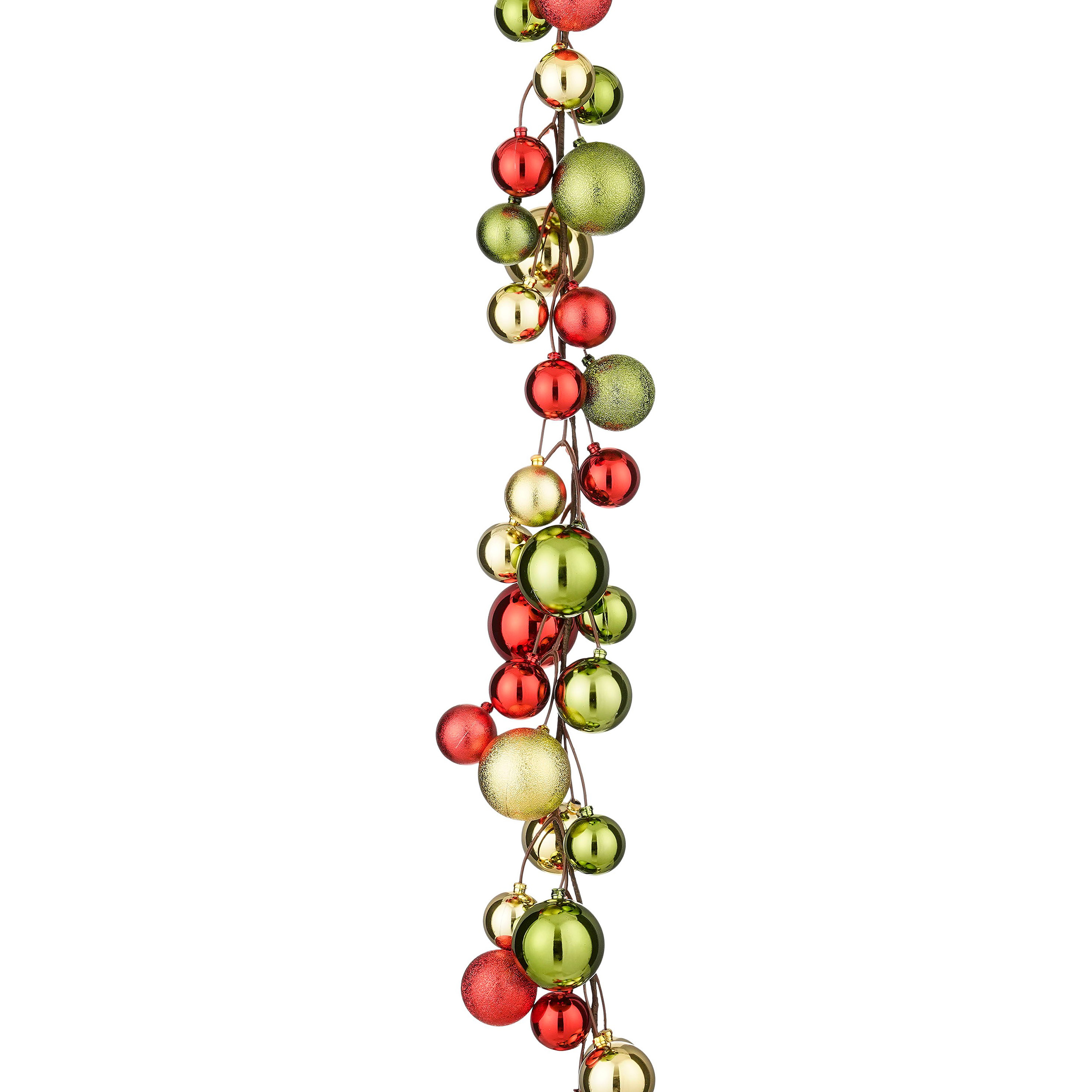 Girlande Weihnachten aus Kunststoff - L 180 cm - wetterfest