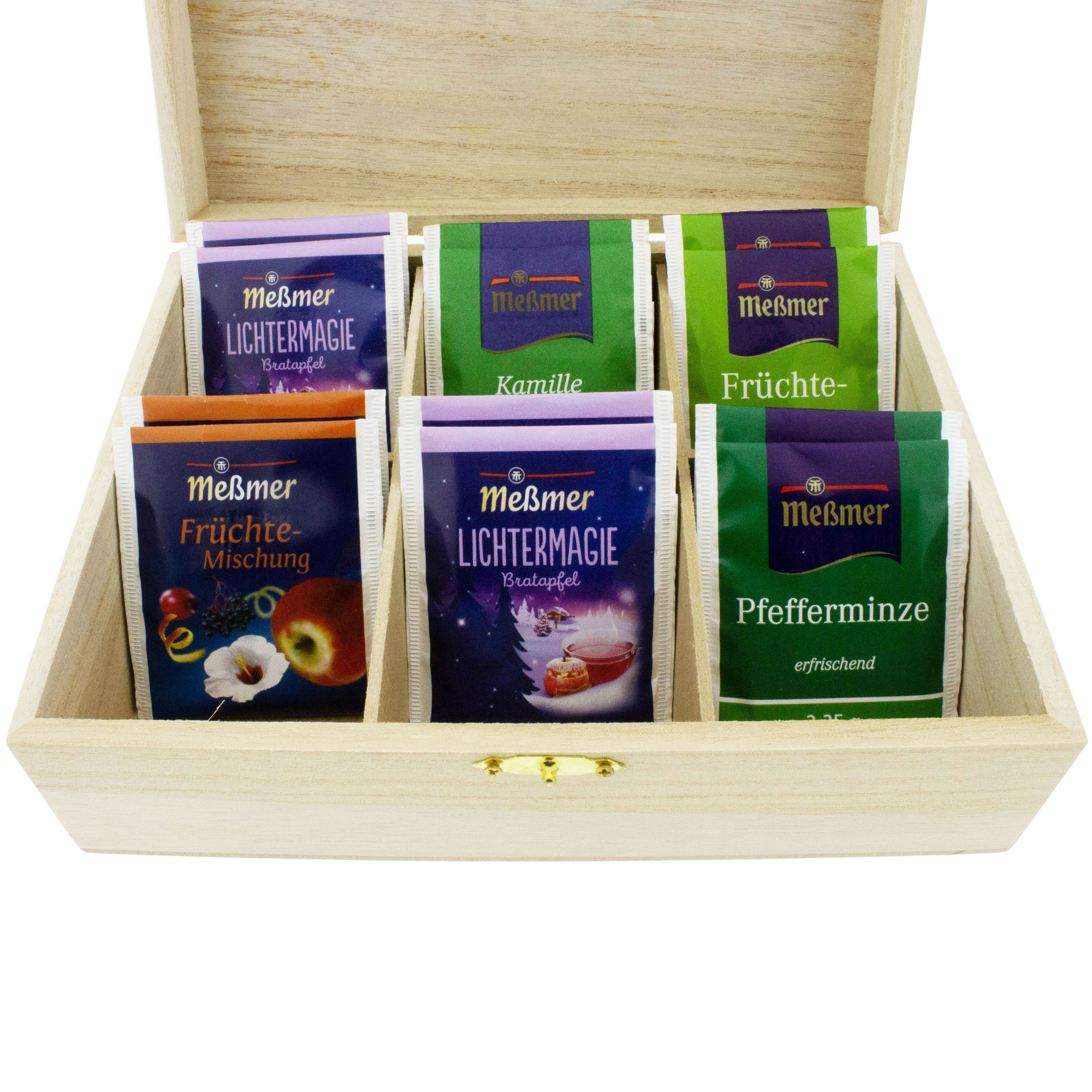 Teebox naturbelassen in verschiedenen Größen